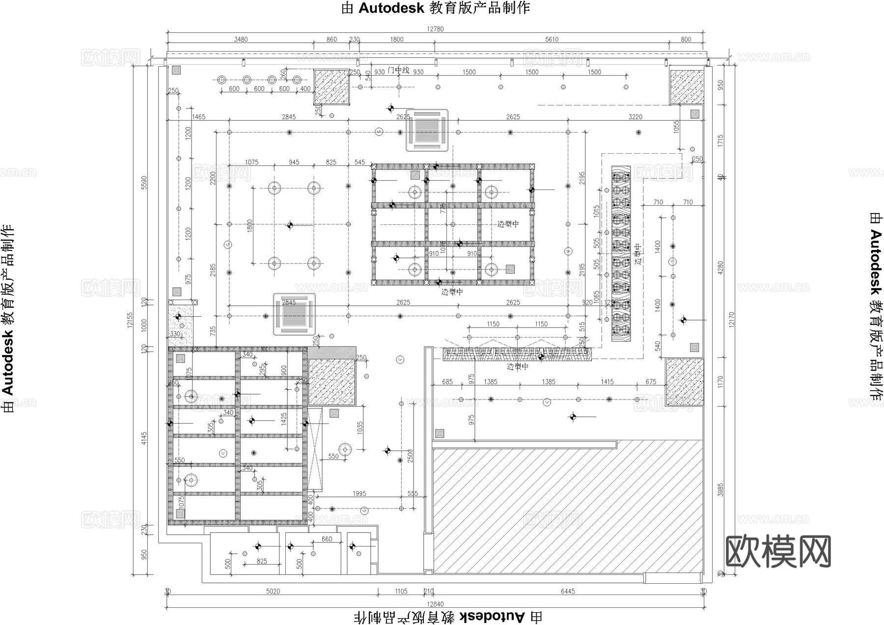 面馆 最新全套施工图合集cad施工图