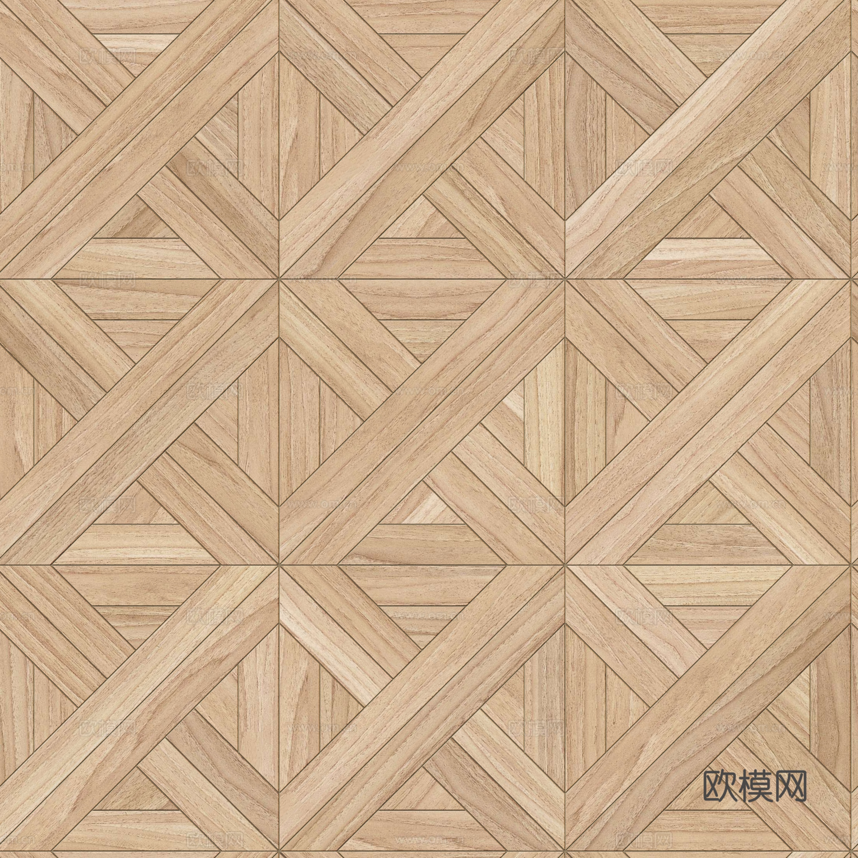 三角形拼花原木色实木地板71下载