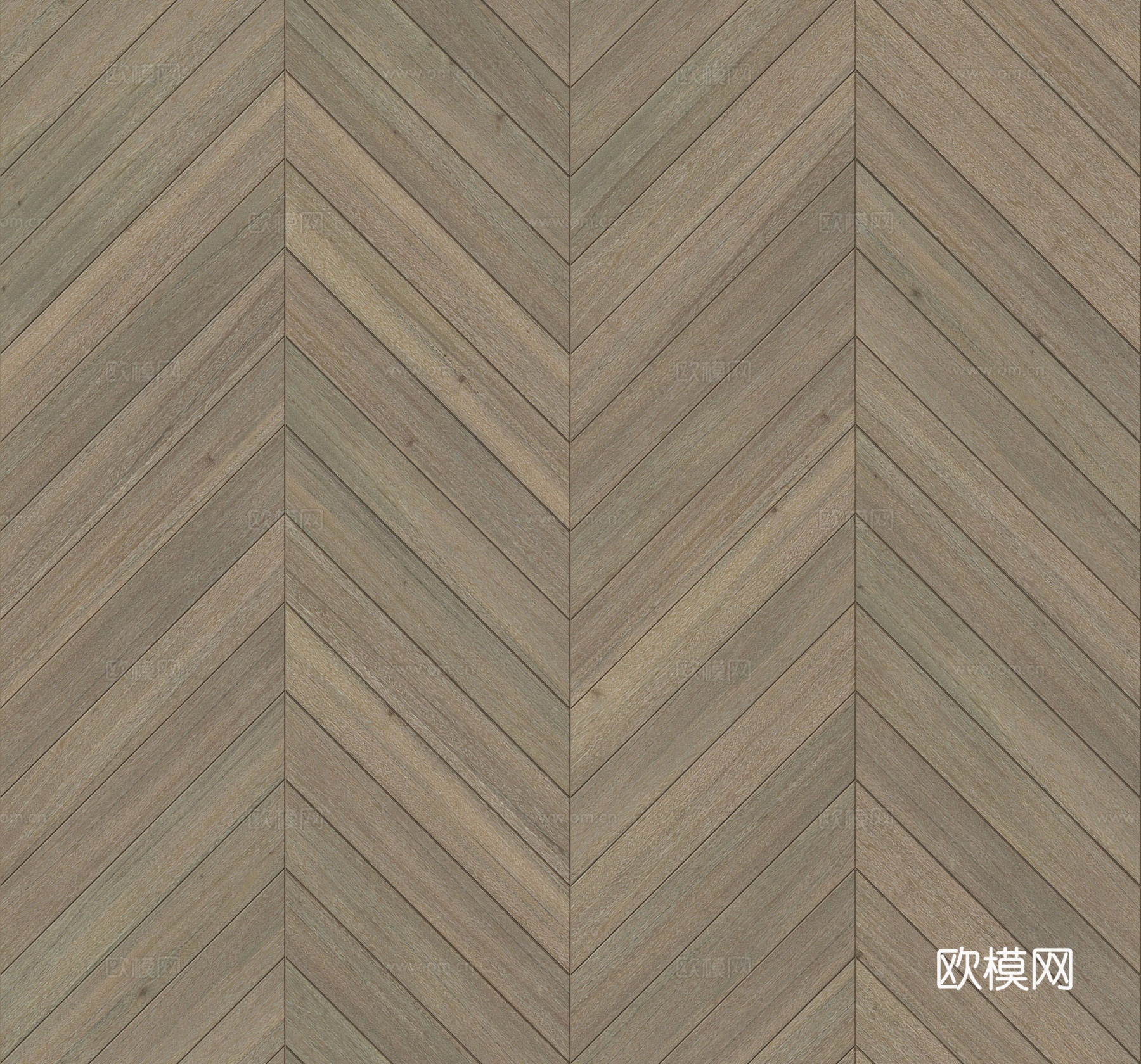 鱼骨纹齐缝原木色实木地板31