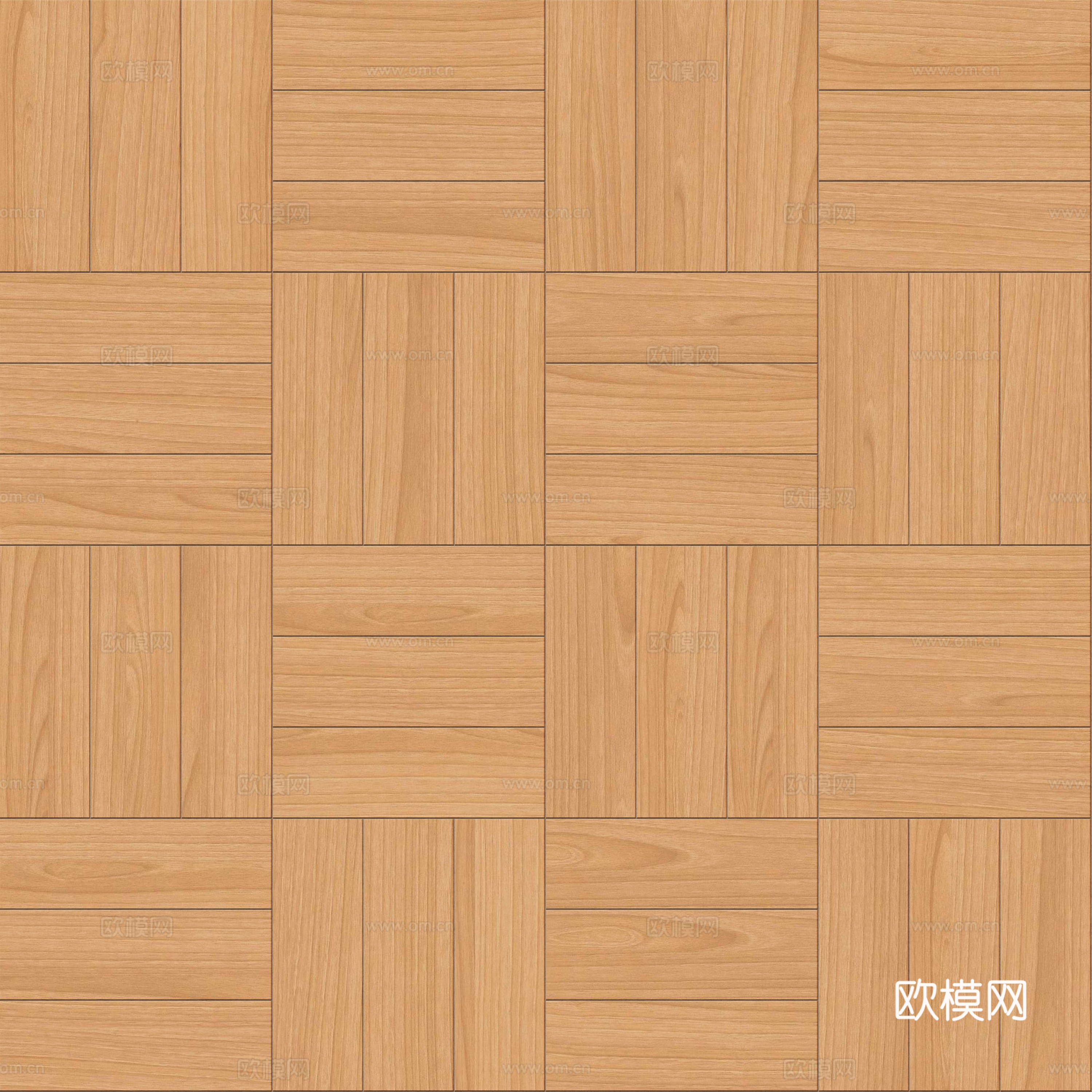 席纹拼花原木色实木地板69下载