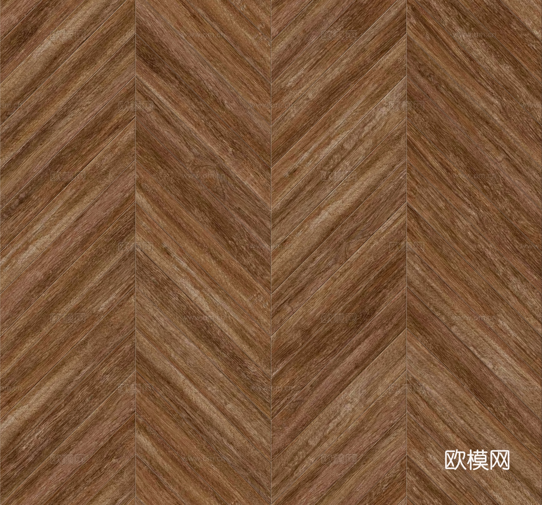 鱼骨纹齐缝原木色实木地板108