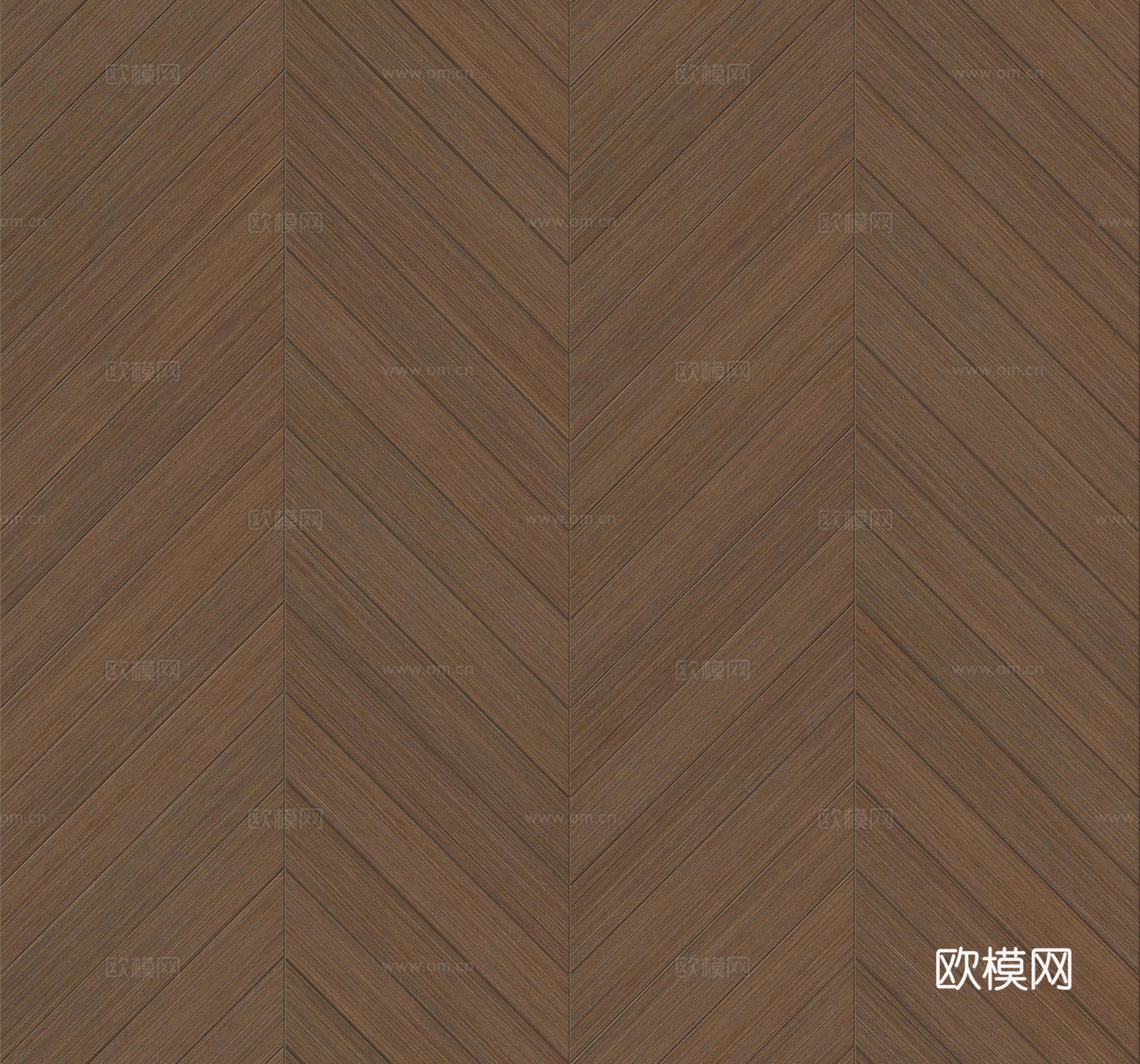 鱼骨纹齐缝原木色实木地板35