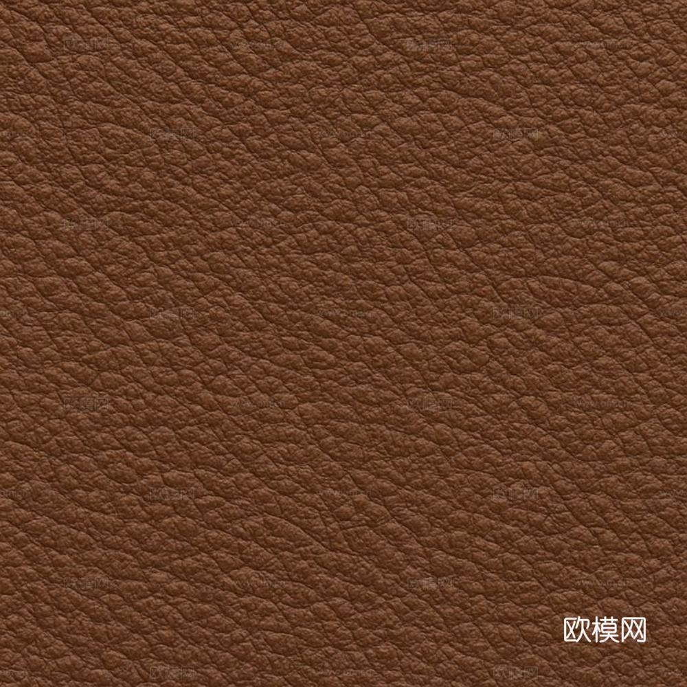 无缝咖色皮革