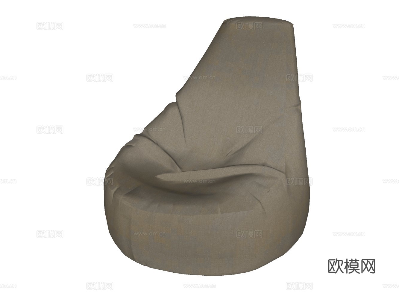 懒人沙发su模型