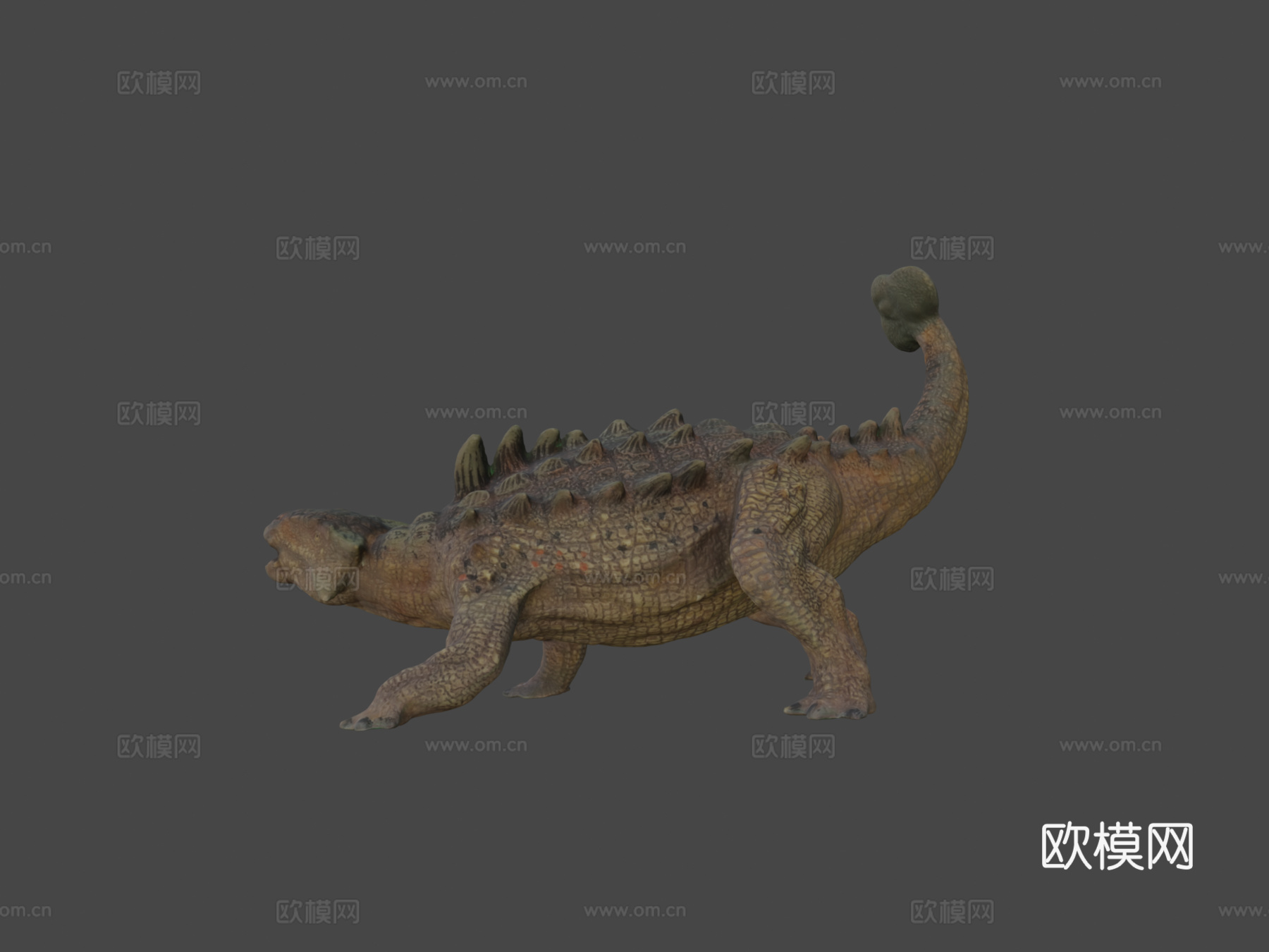 甲龙3d模型下载（渲染图8）