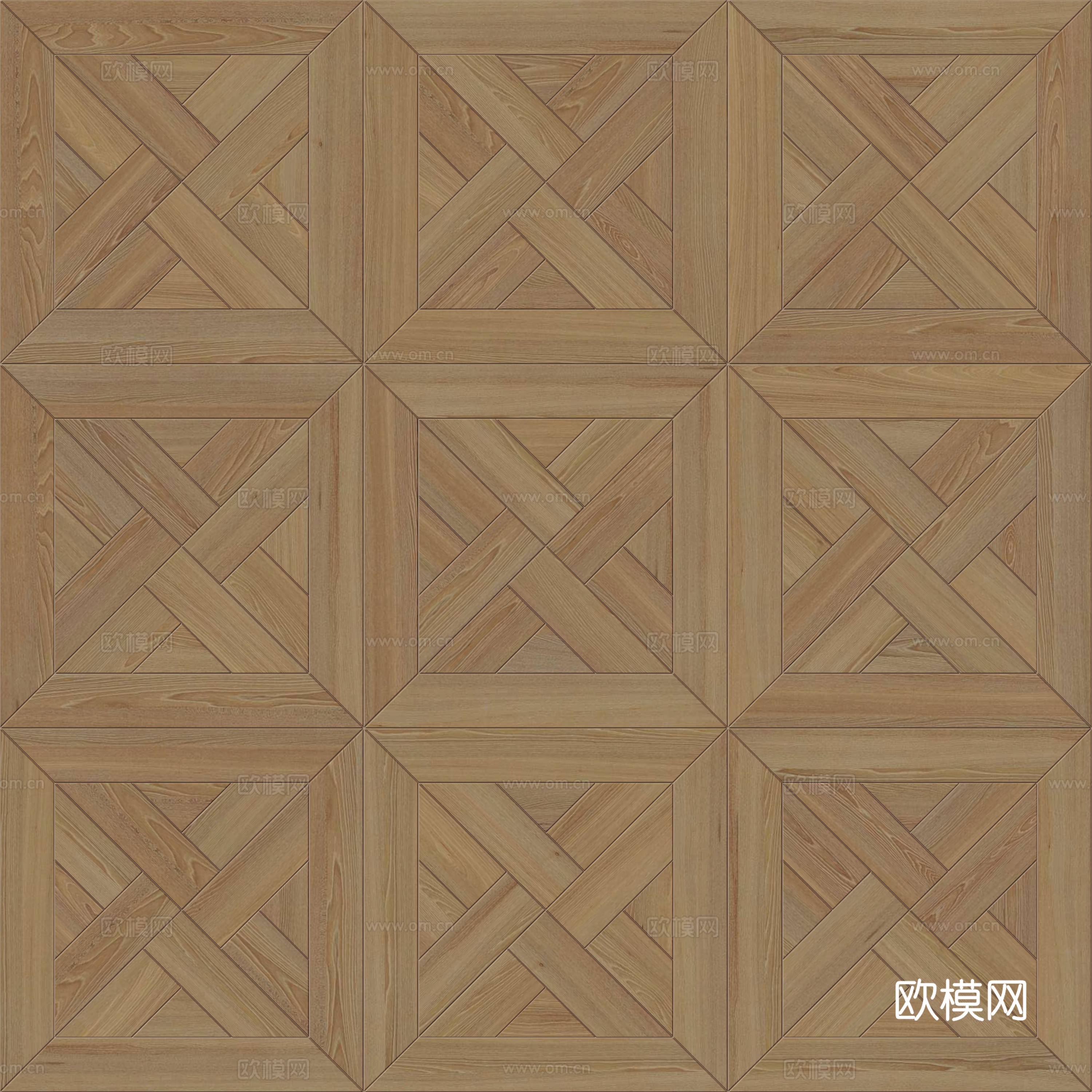 三角形风车拼花原木色实木地板30下载