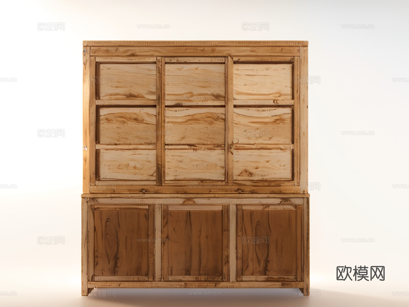 民宿风收纳柜su模型