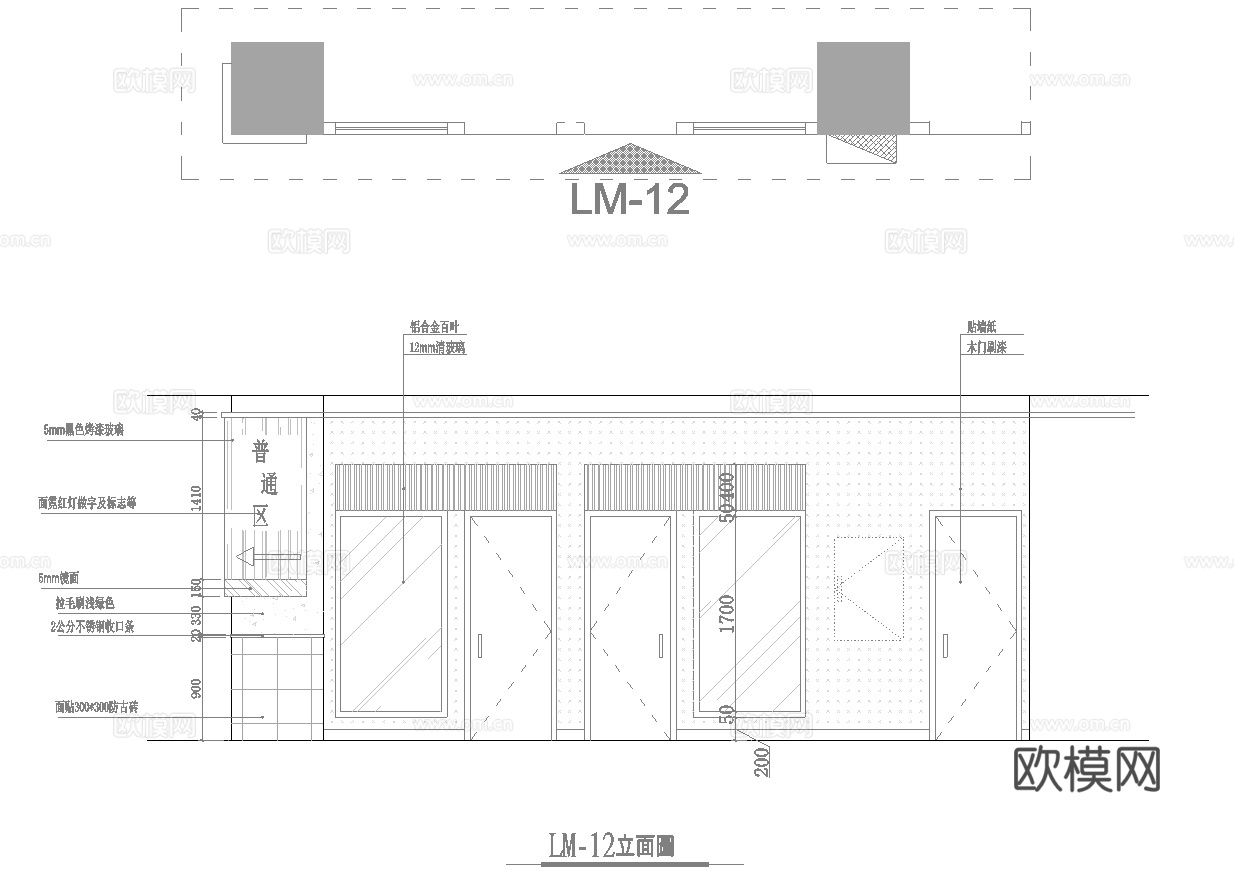 1000平电竞网咖 最新全套施工图cad施工图