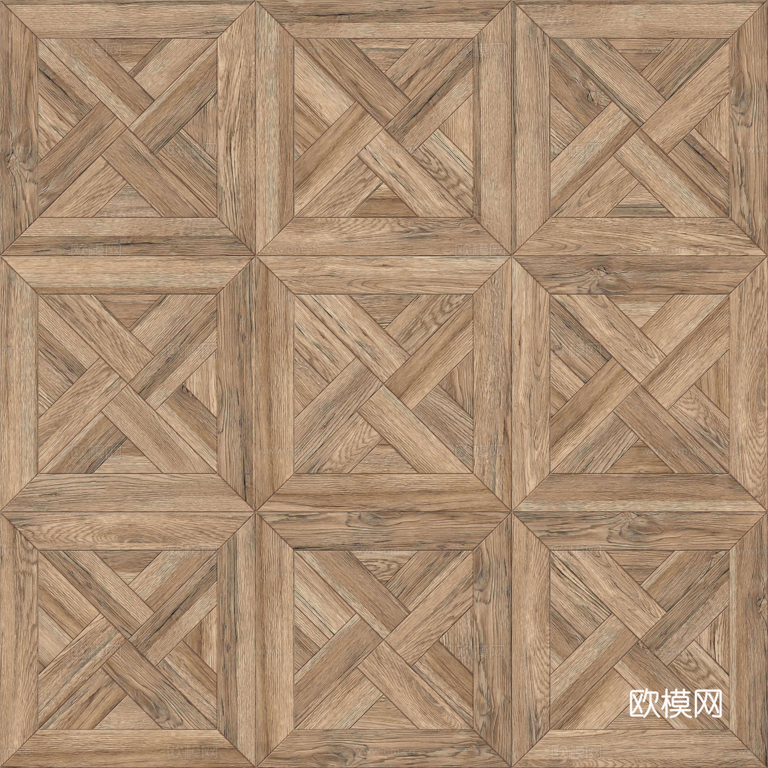 三角形风车拼花原木色实木地板65下载