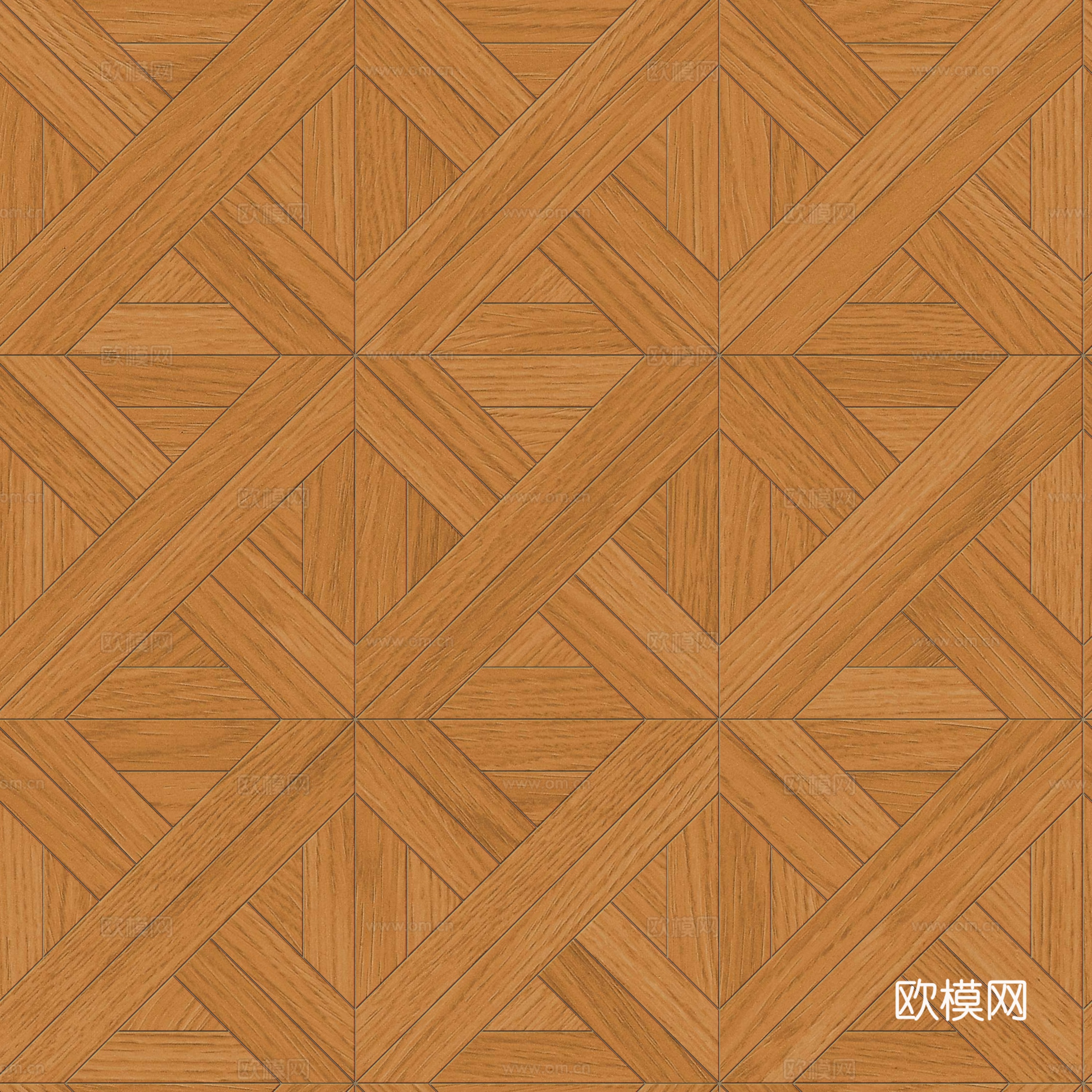 三角形拼花原木色实木地板68下载