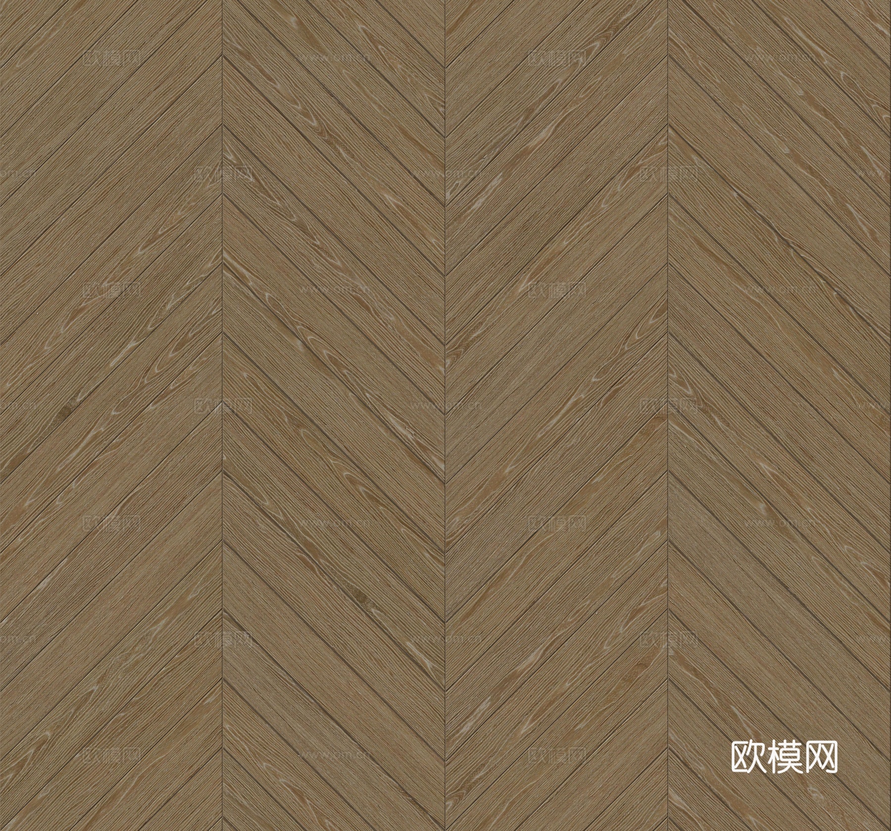 鱼骨纹齐缝原木色实木地板30