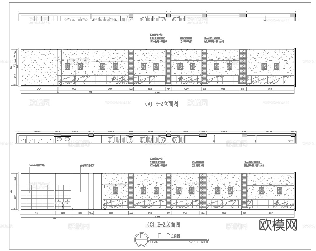 电竞网咖 最新全套施工图cad施工图