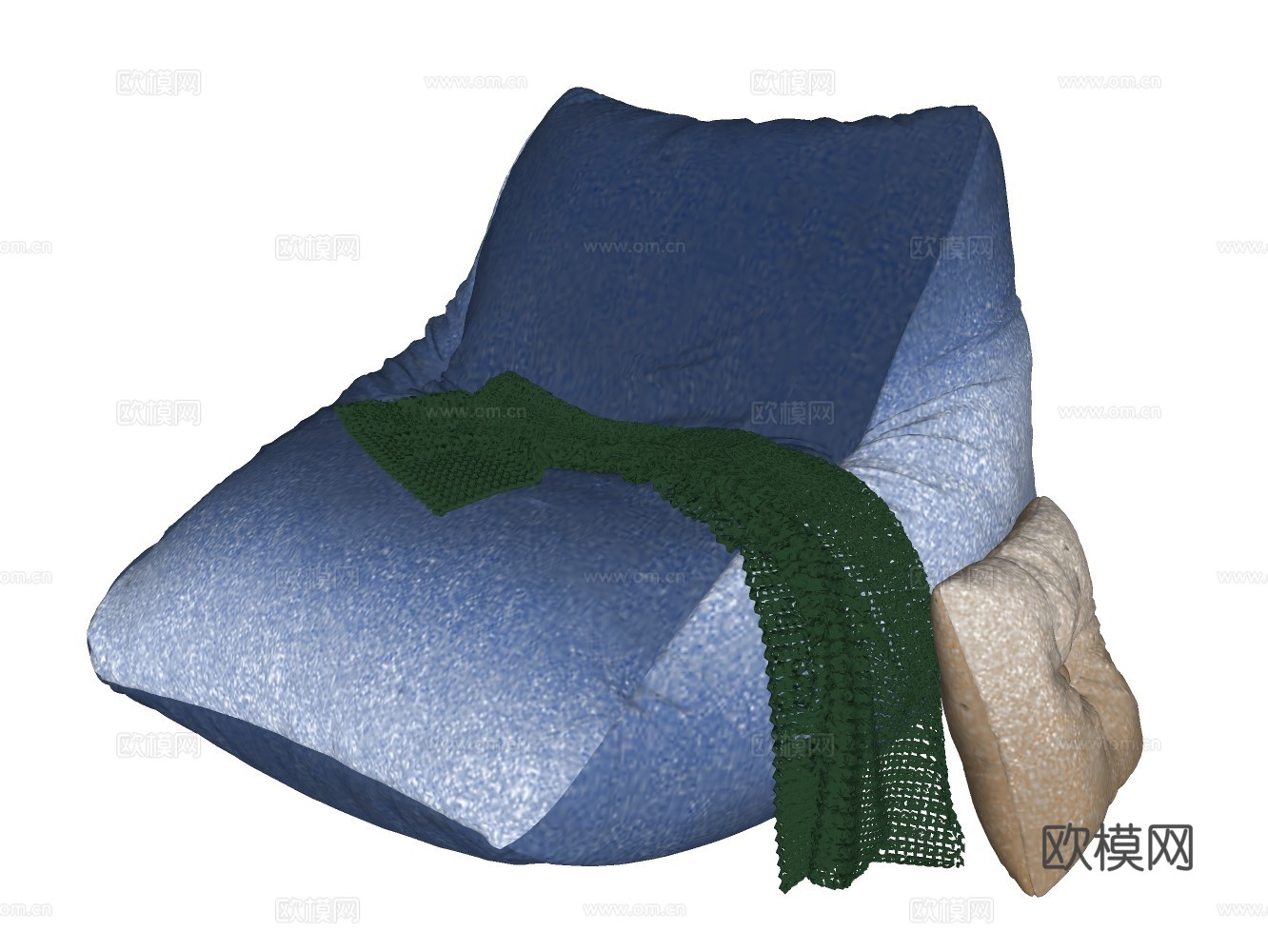 懒人沙发su模型