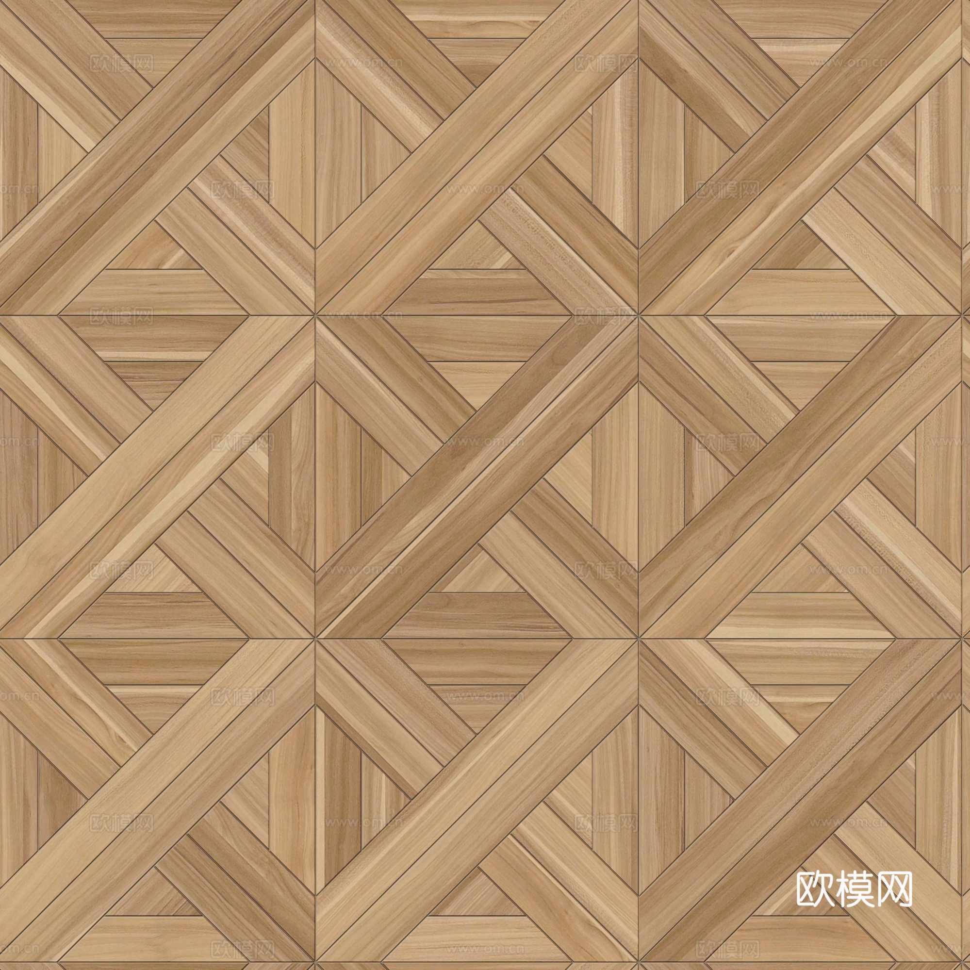 三角形拼花原木色实木地板55下载