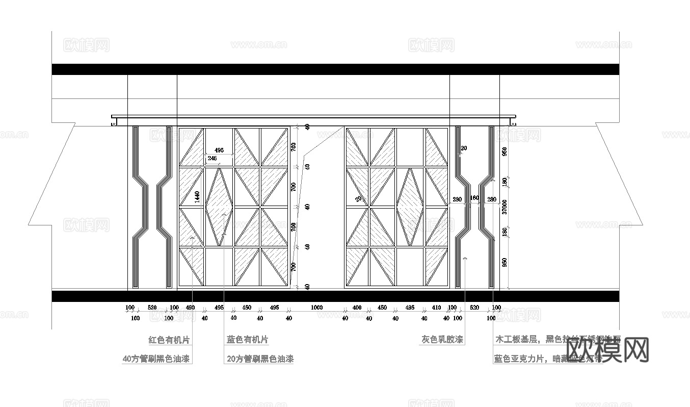 600平电竞网咖 最新全套施工图cad施工图