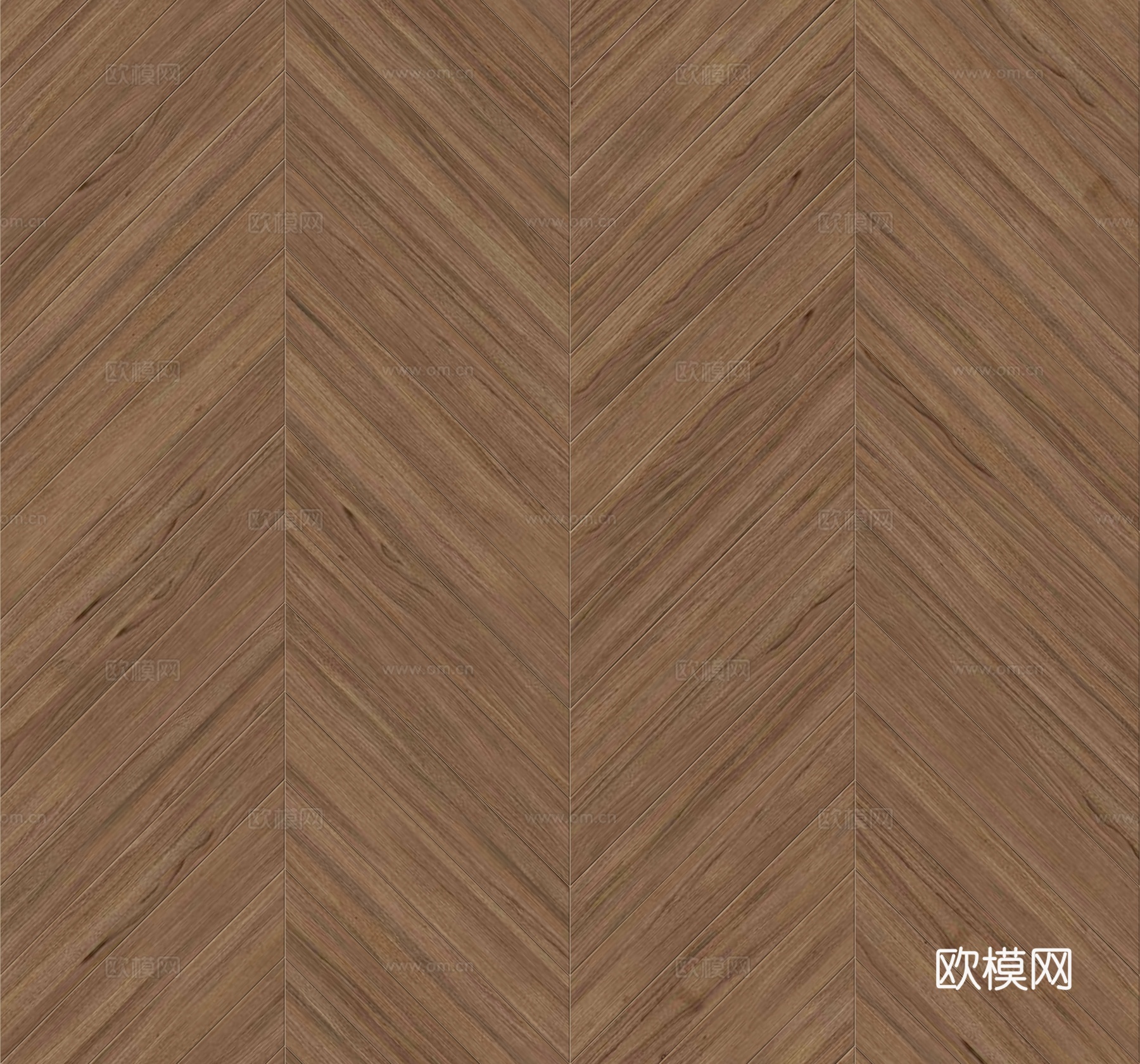 鱼骨纹齐缝原木色实木地板115