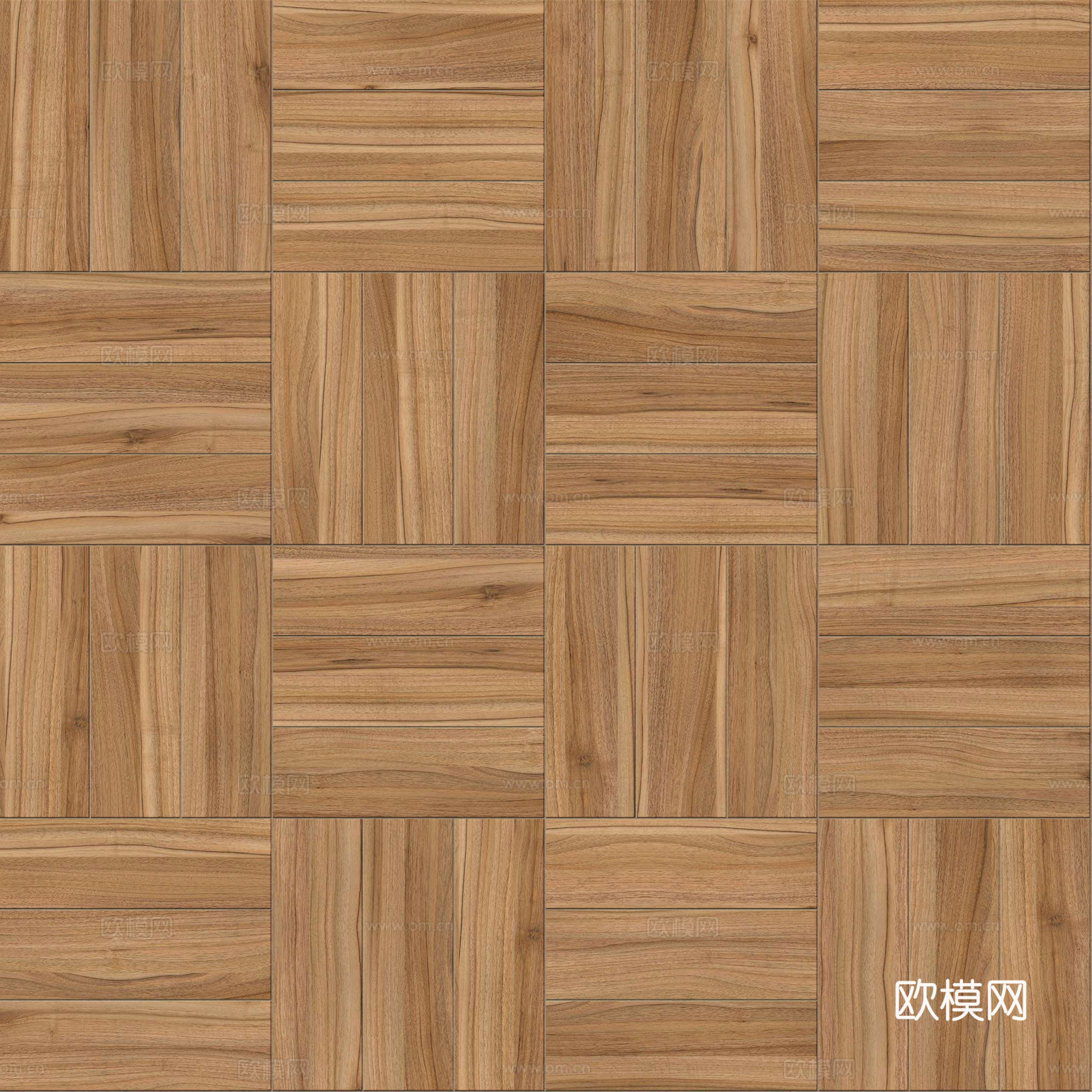 席纹拼花原木色实木地板86下载