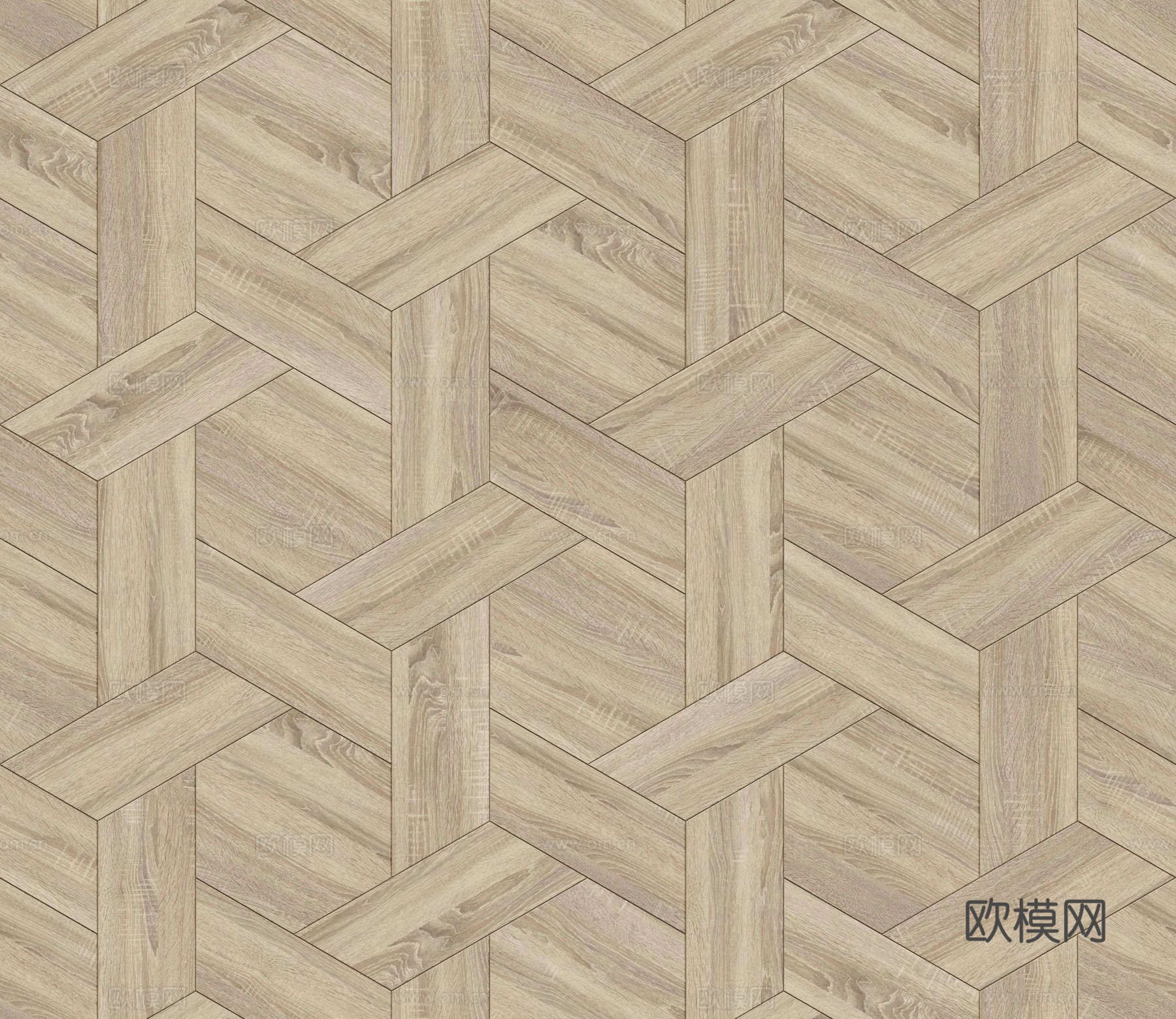 六边形拼花原木色实木地板15下载