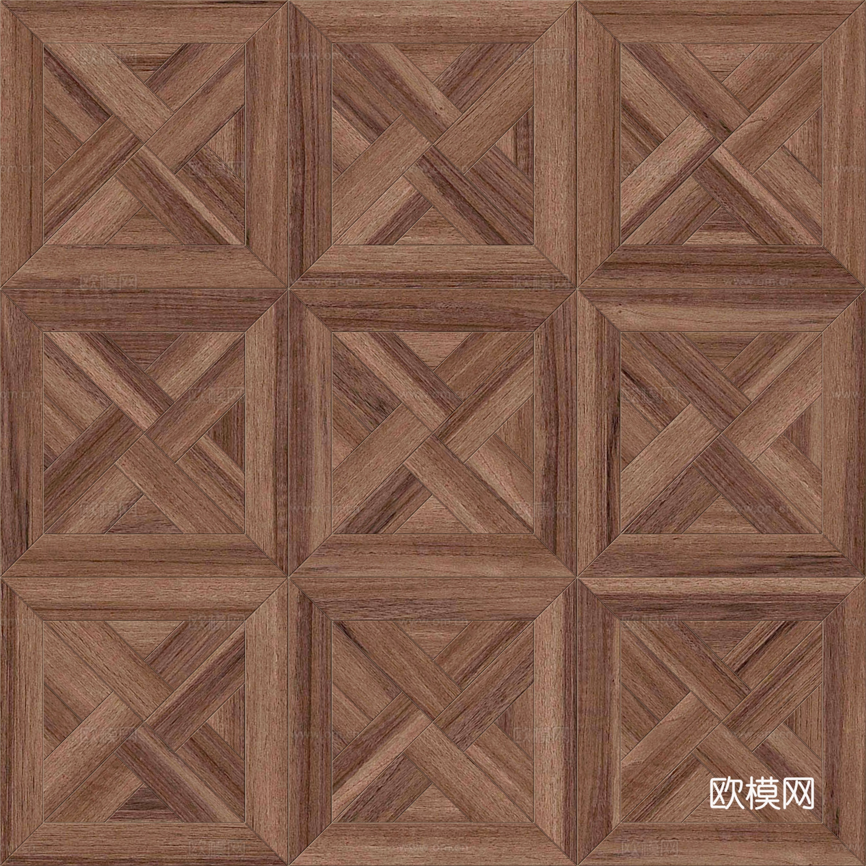 三角形风车拼花原木色实木地板55下载