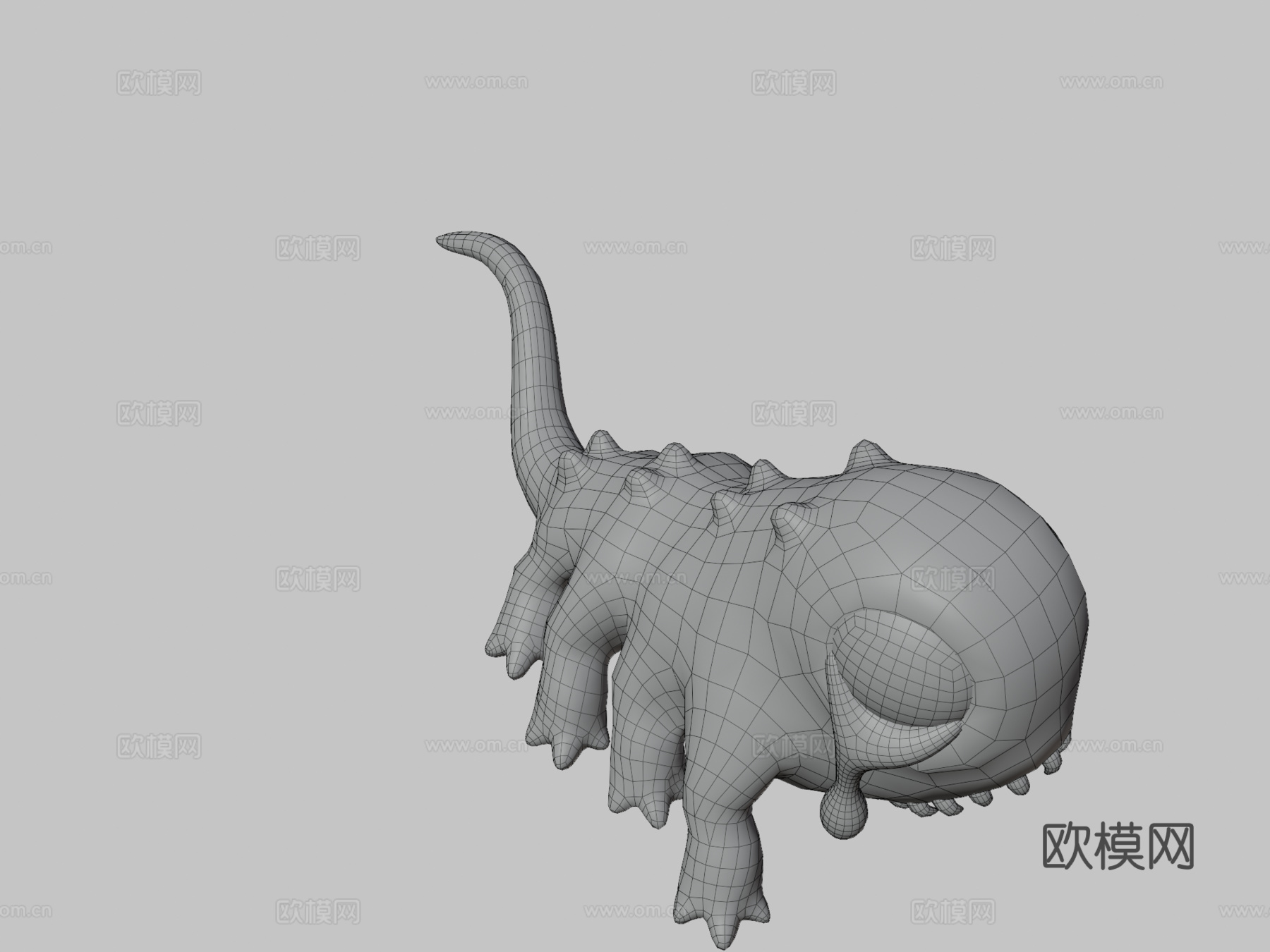 嫉妒3d模型下载（渲染图3）