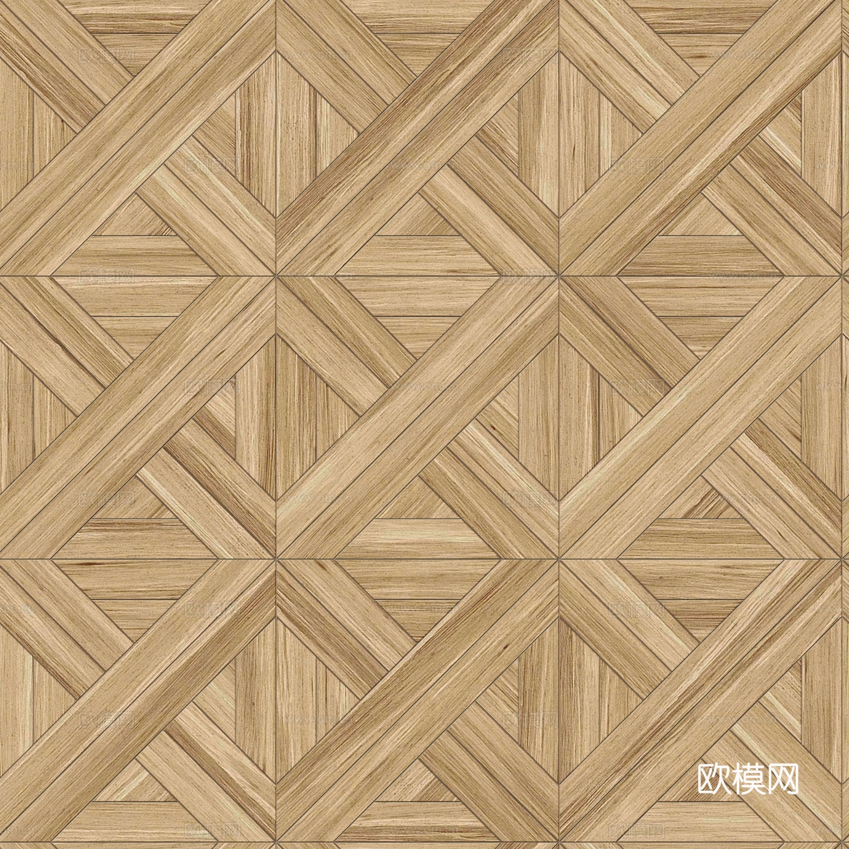 三角形拼花原木色实木地板46下载