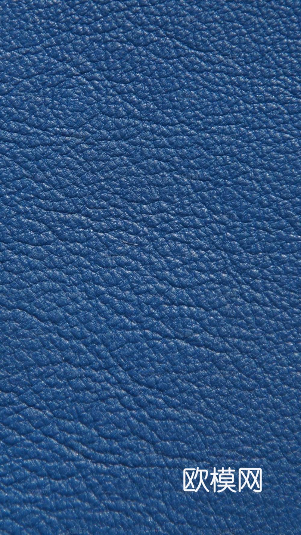 无缝蓝色皮革