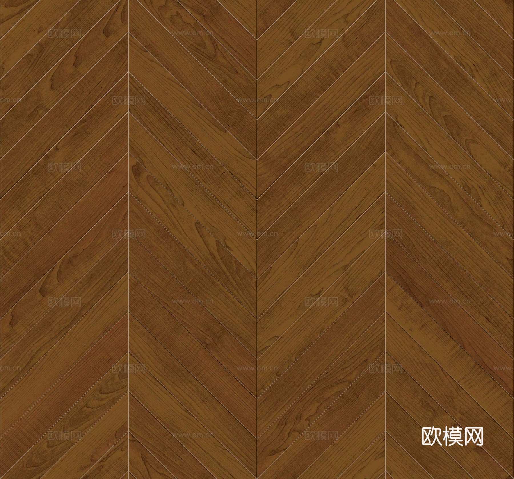 鱼骨纹齐缝原木色实木地板159下载