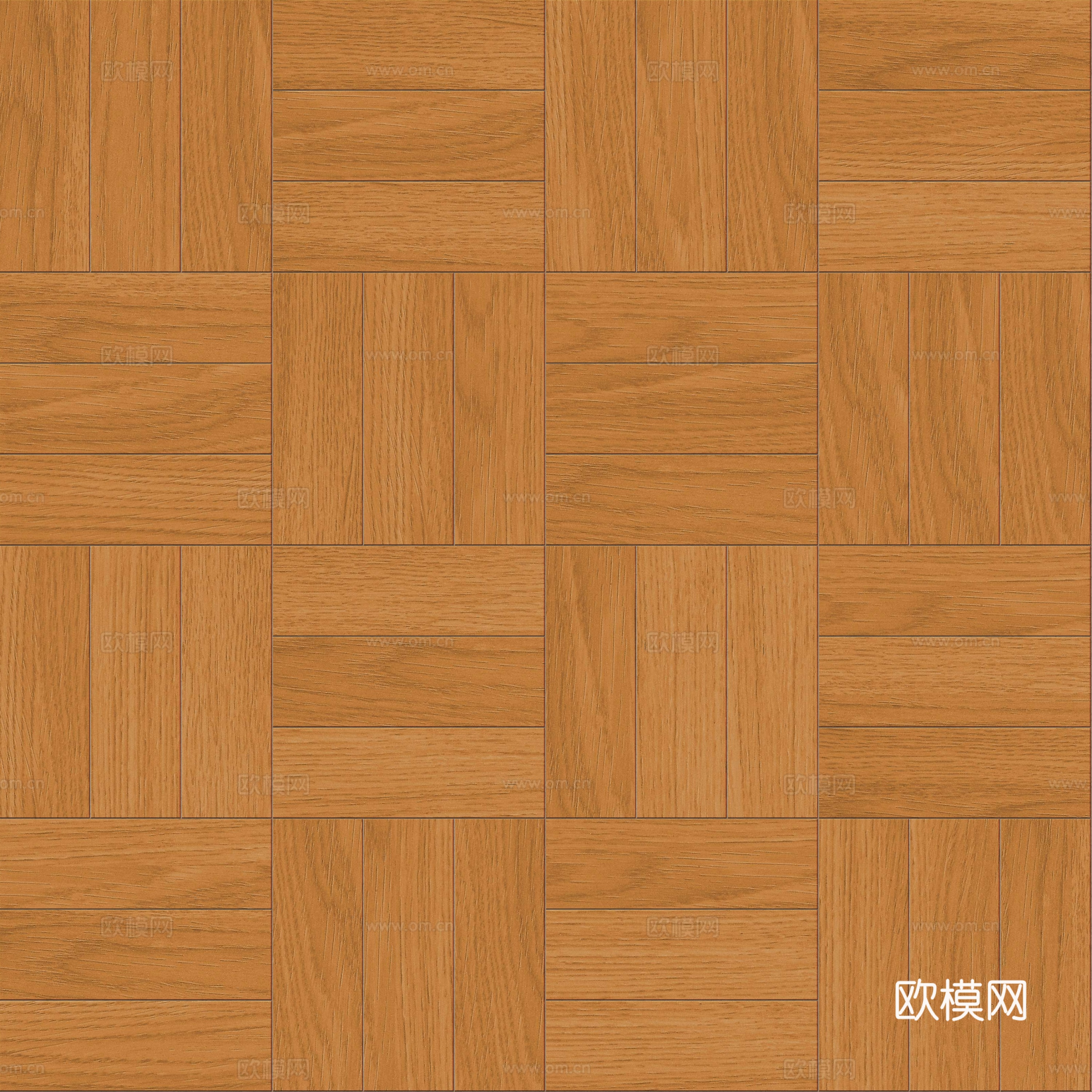 席纹拼花原木色实木地板64