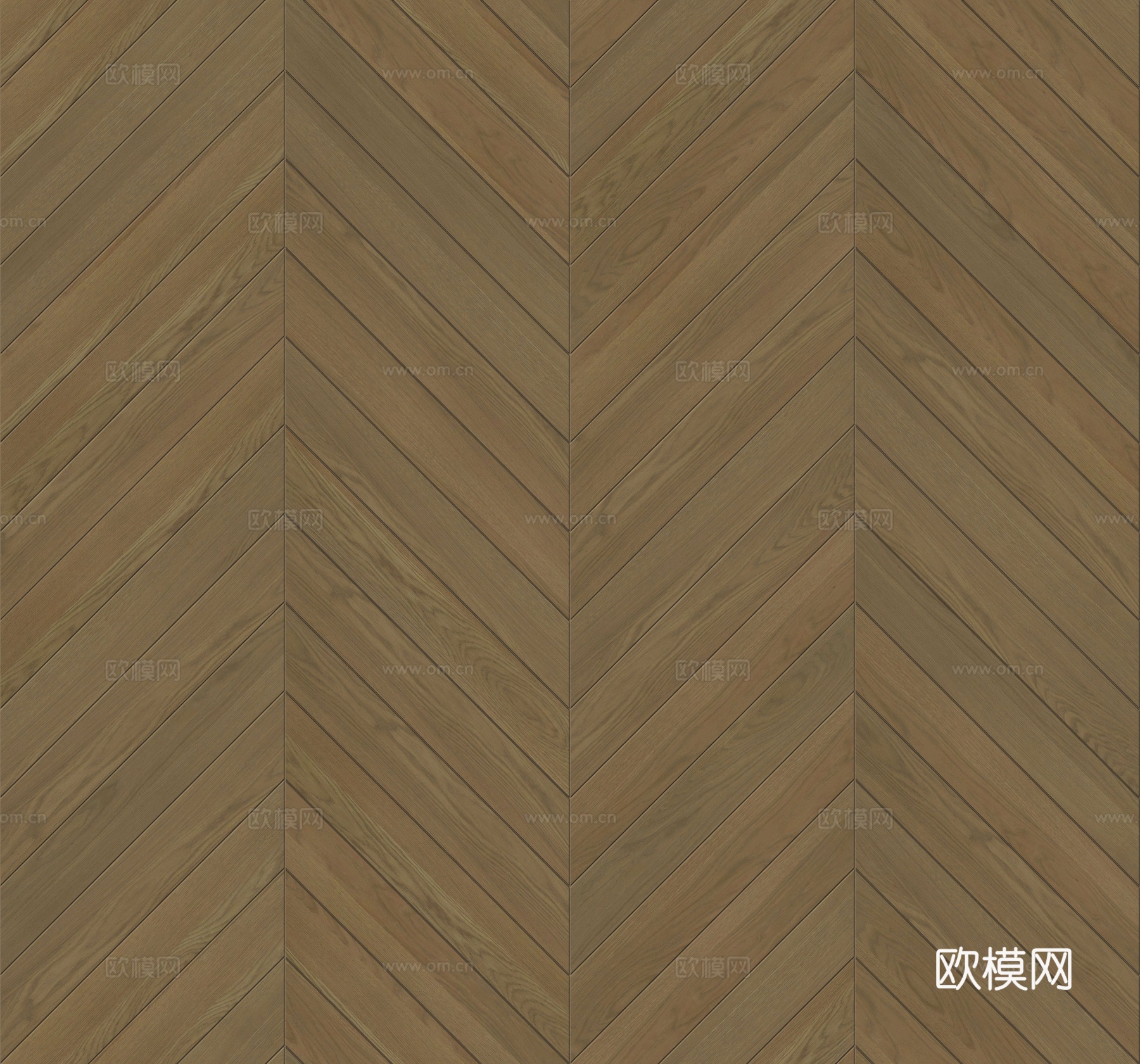 鱼骨纹齐缝原木色实木地板68下载