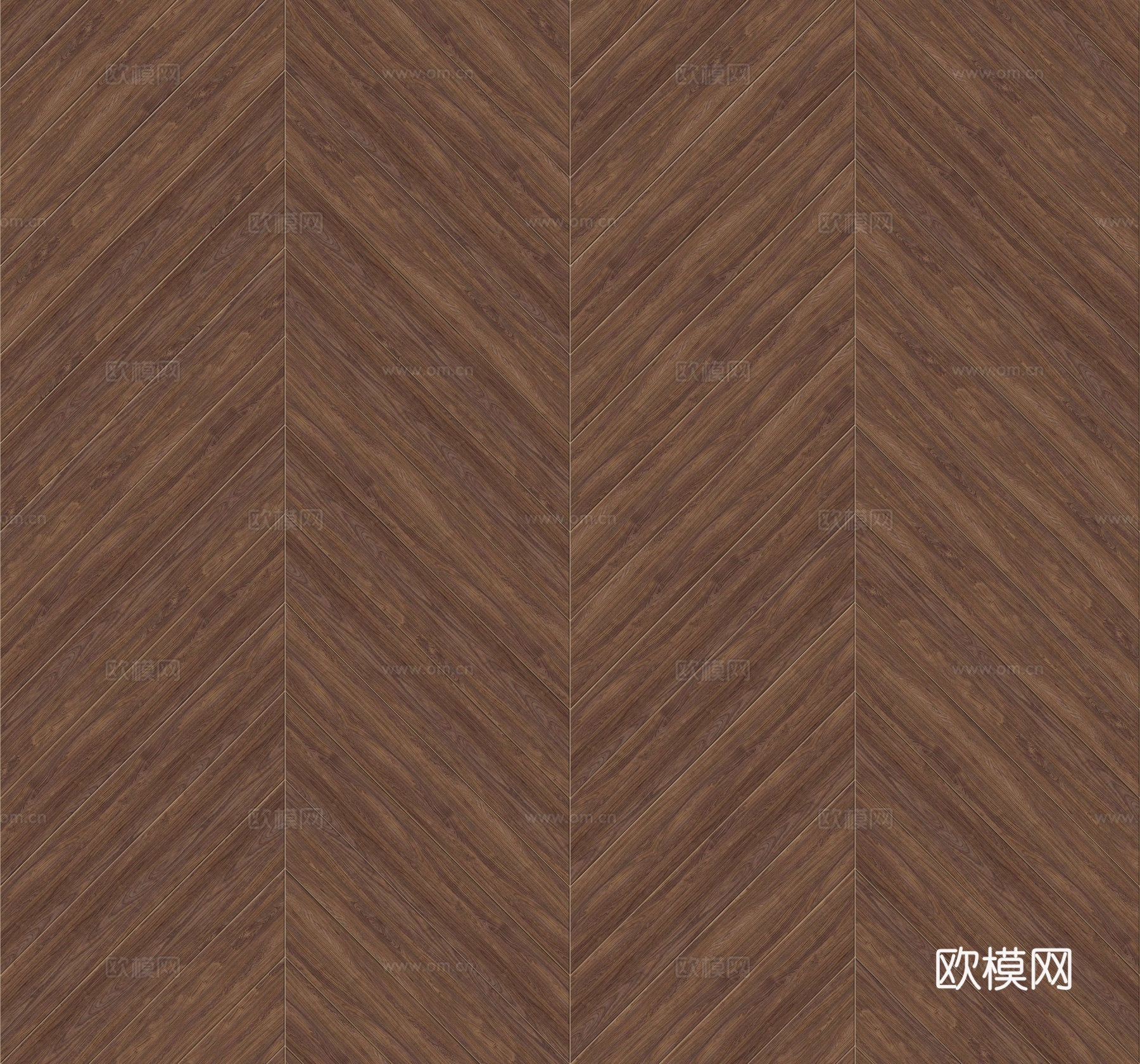 鱼骨纹齐缝原木色实木地板179