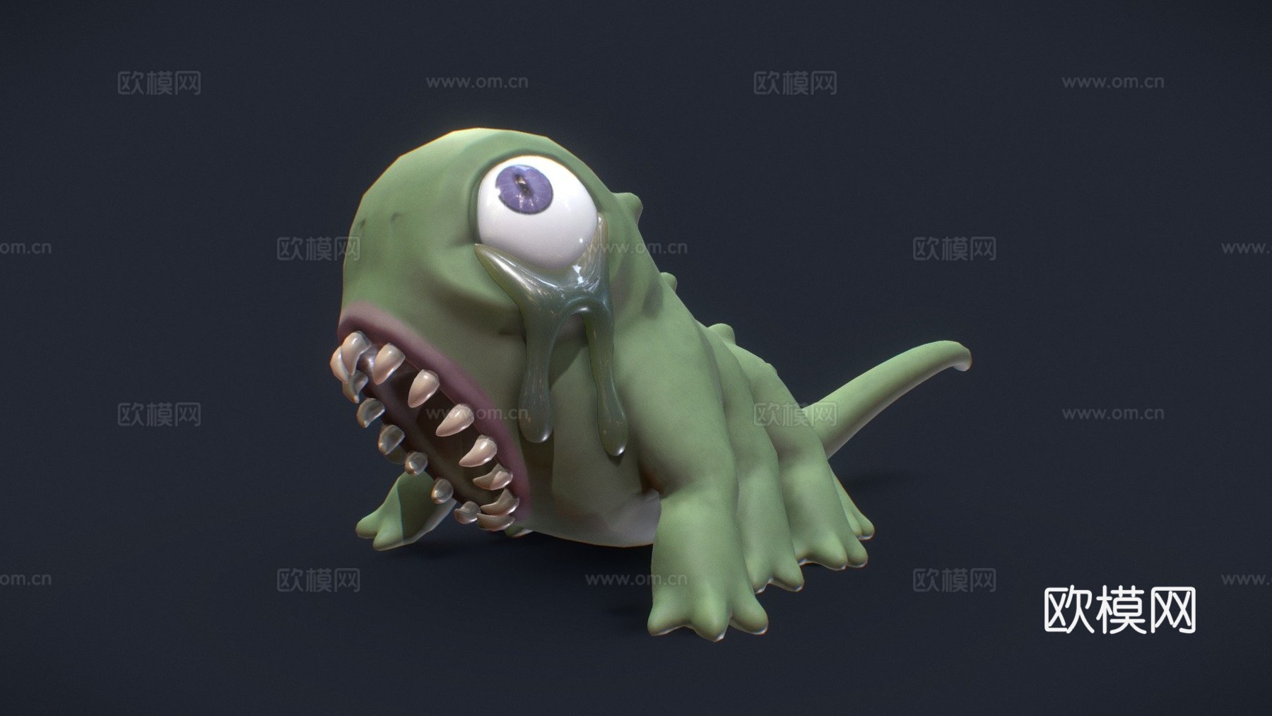 嫉妒3d模型下载（渲染图1）