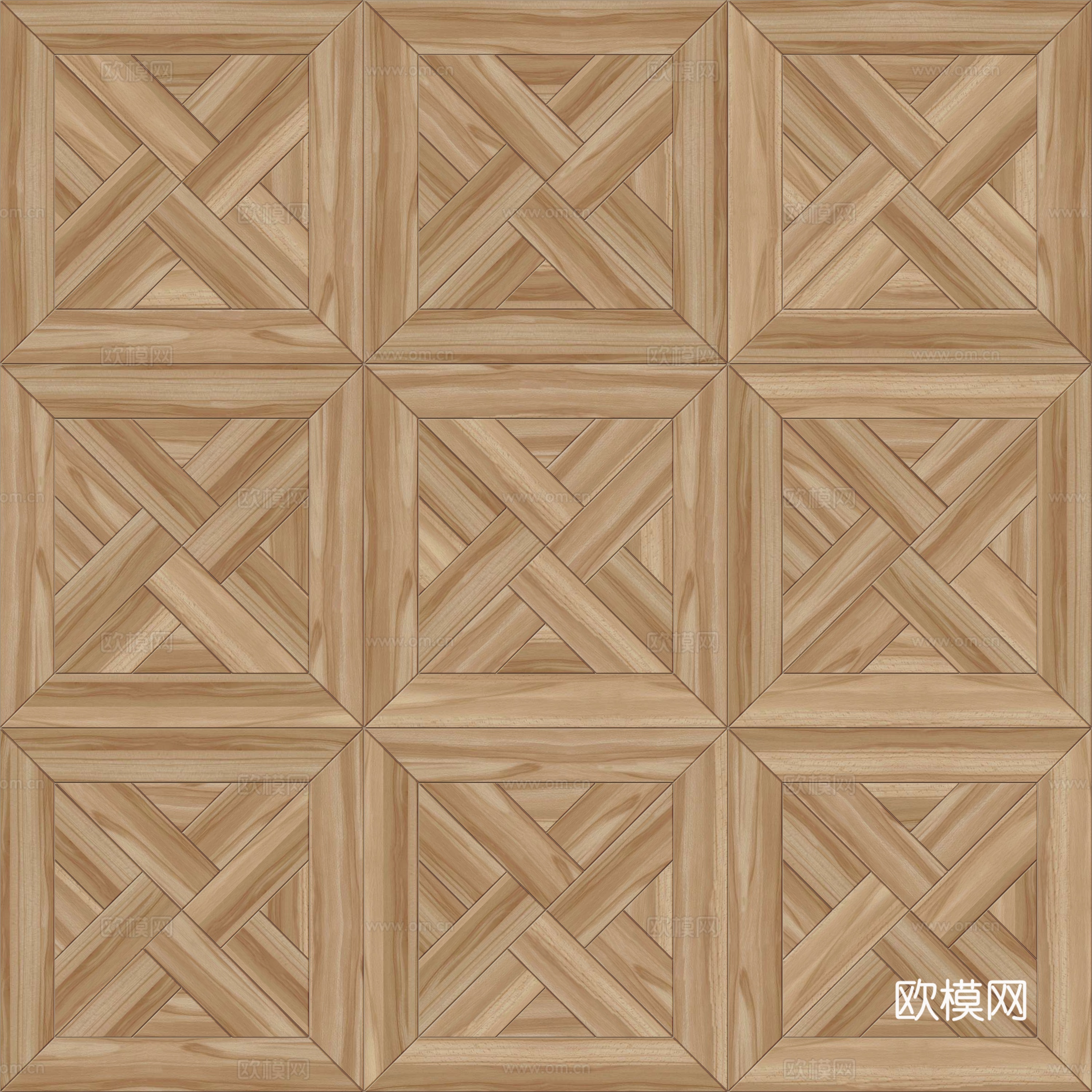 三角形风车拼花原木色实木地板100下载