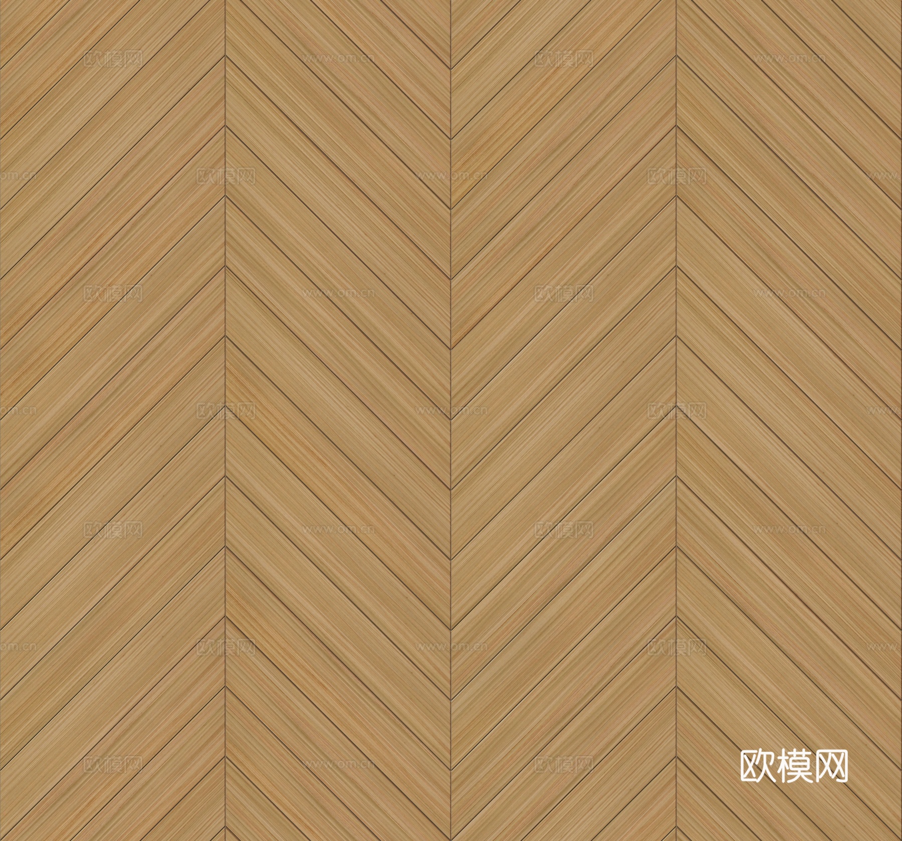 鱼骨纹齐缝原木色实木地板66下载