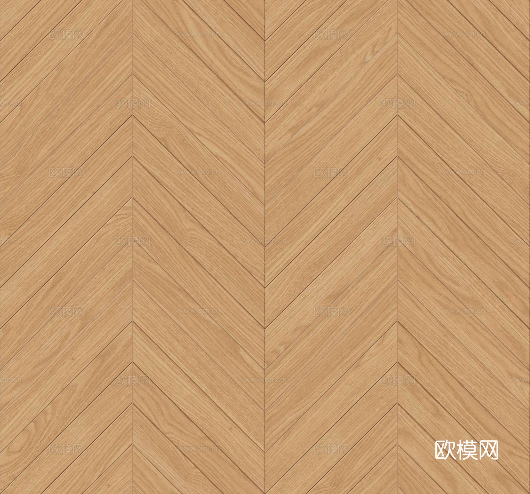 鱼骨纹齐缝原木色实木地板105下载