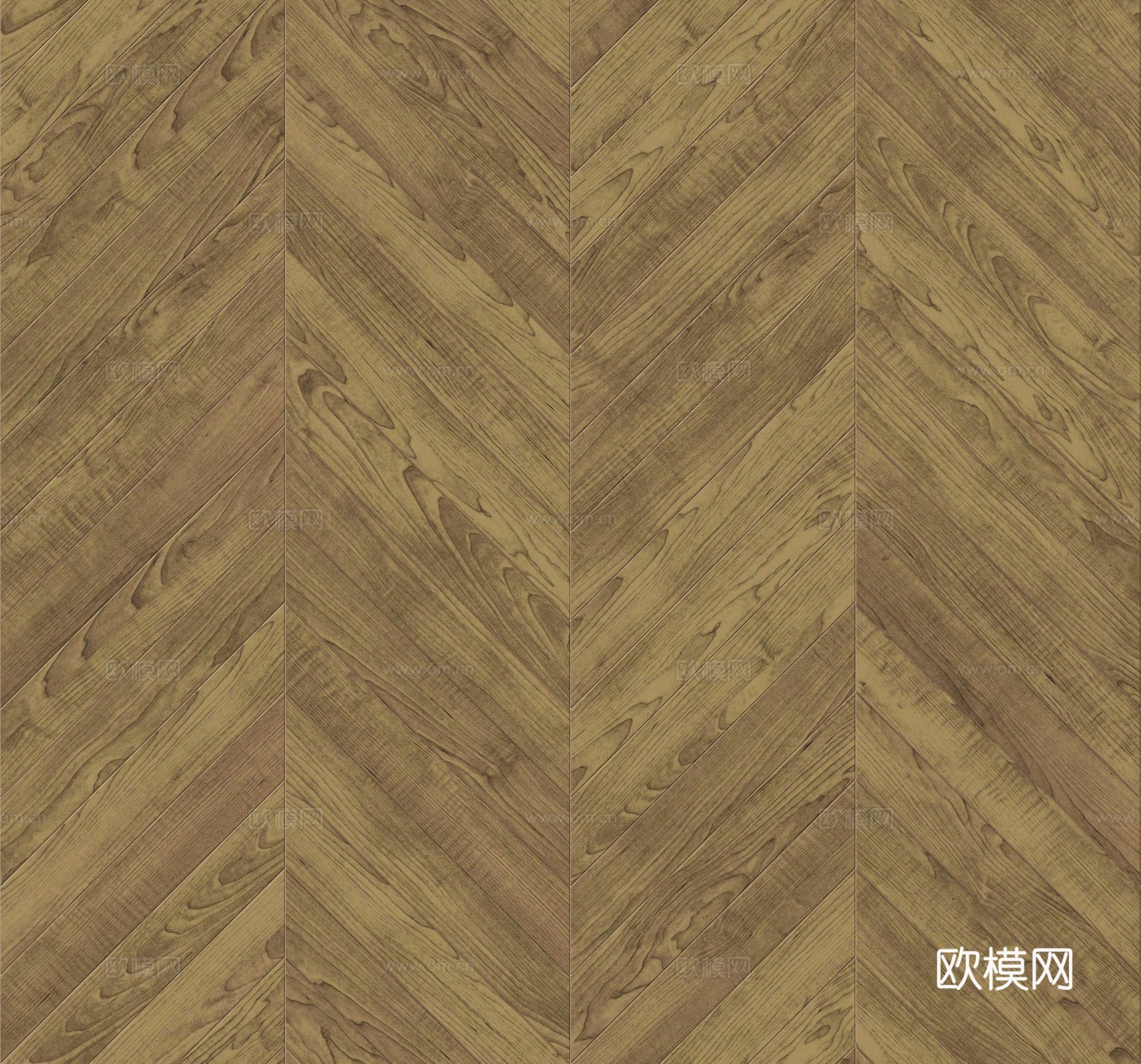 鱼骨纹齐缝原木色实木地板158下载