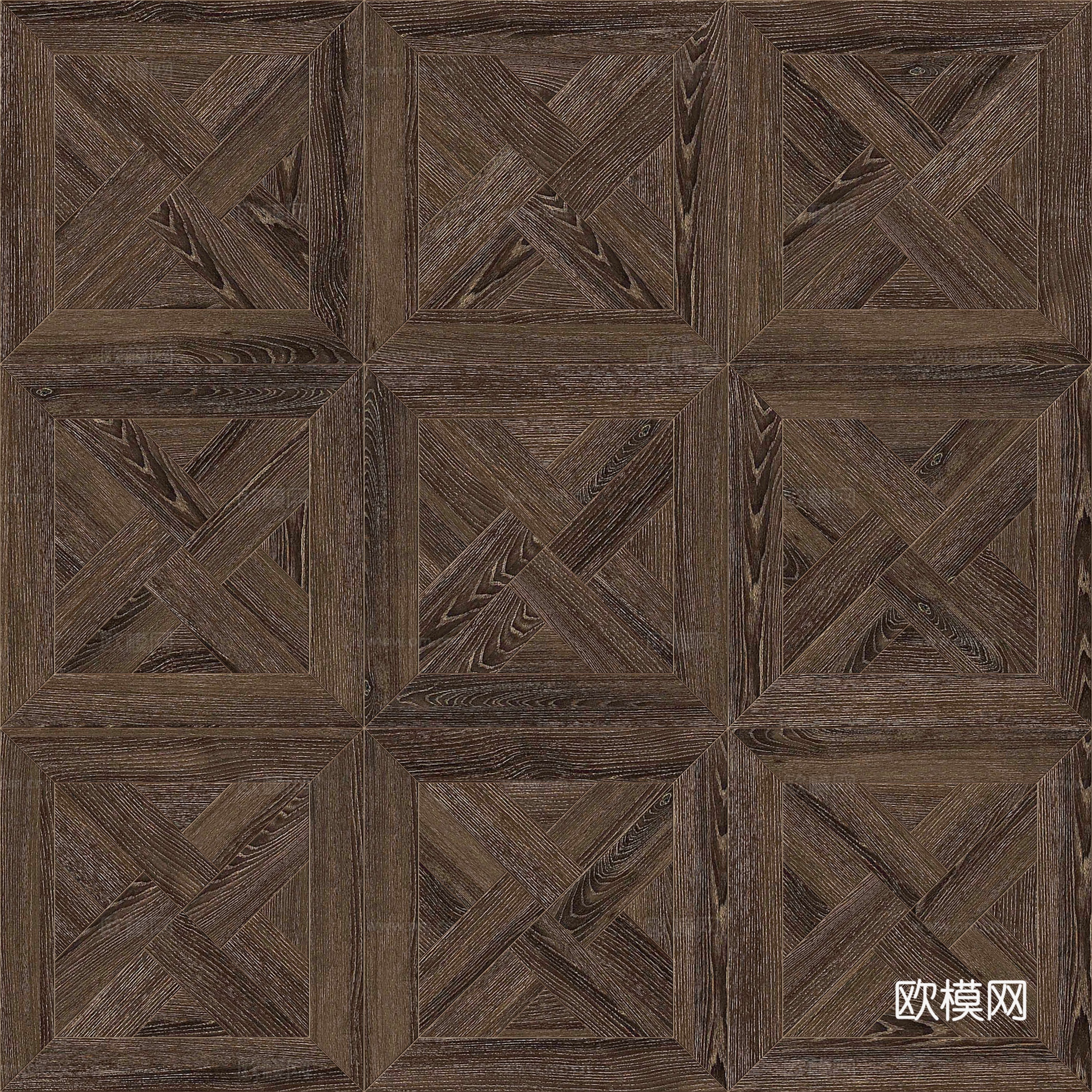 三角形风车拼花原木色实木地板93下载