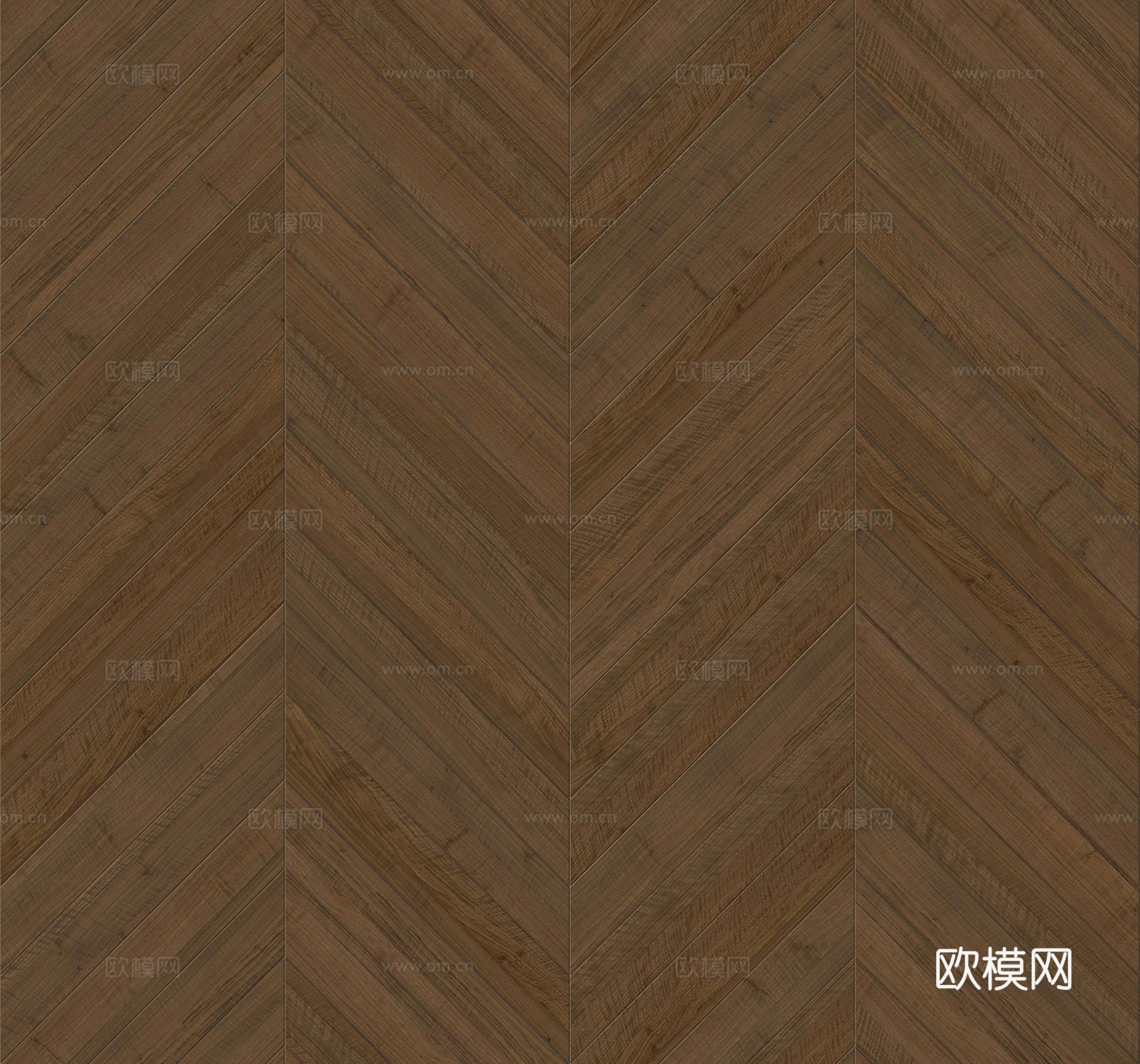 鱼骨纹齐缝原木色实木地板53