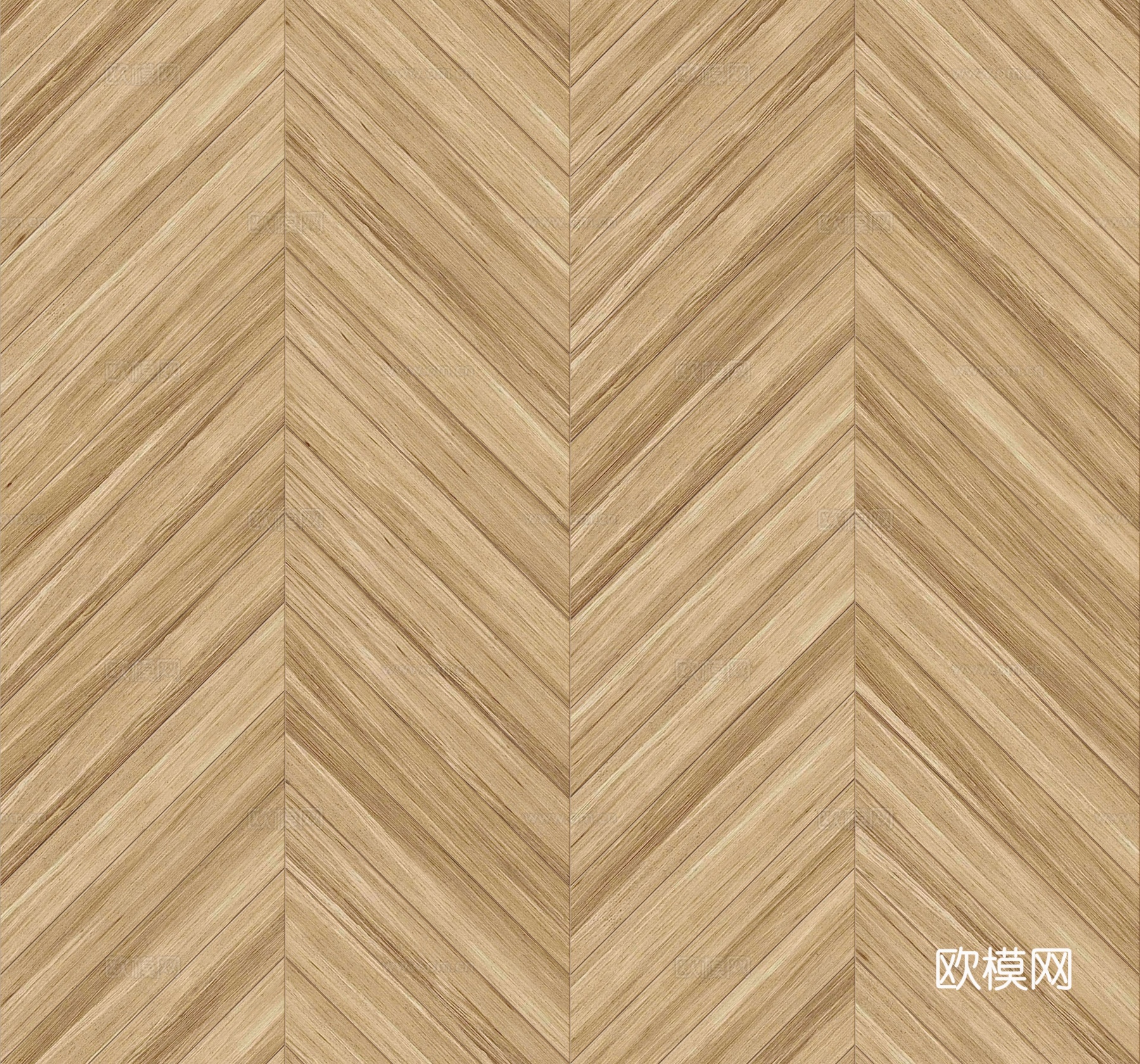 鱼骨纹齐缝原木色实木地板130下载