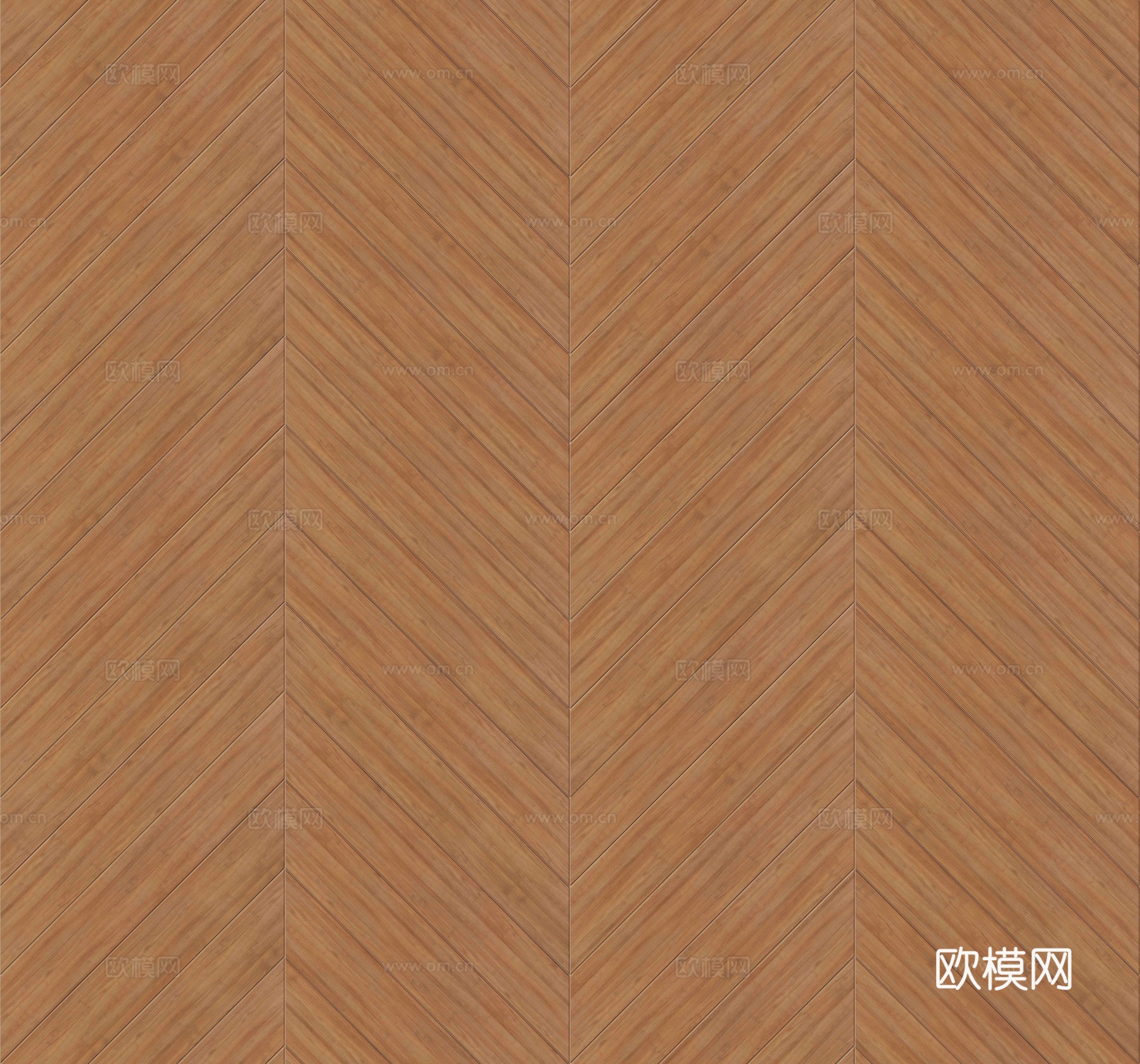 鱼骨纹齐缝原木色实木地板172下载