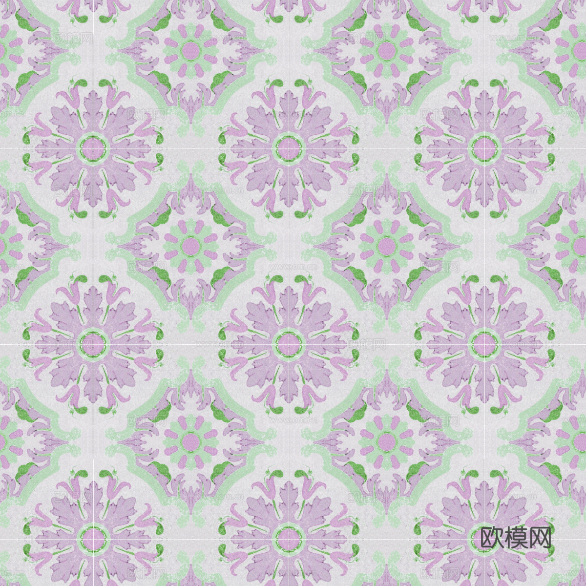 复古经典，民族风几何植物花纹图案花砖瓷砖213