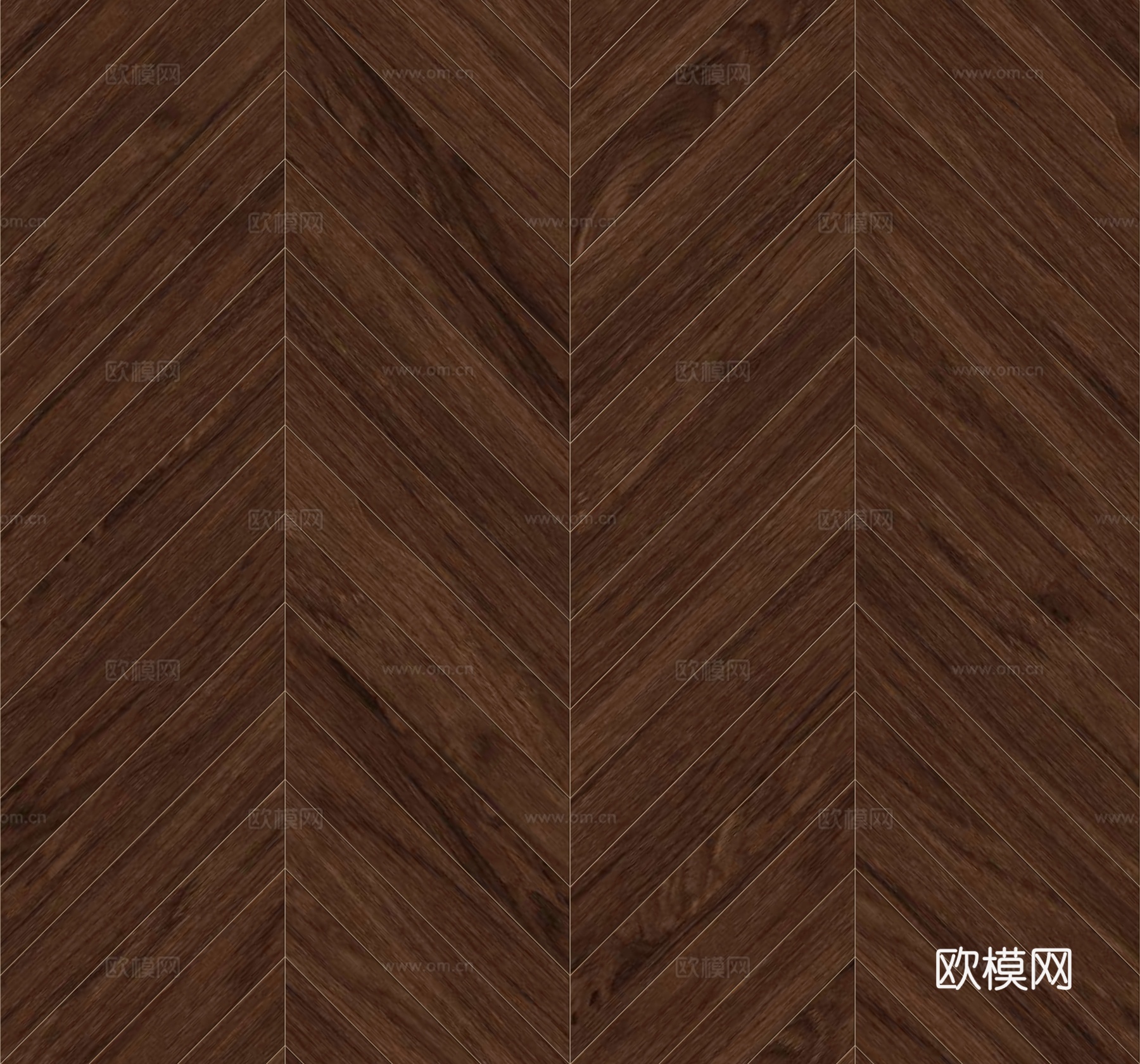 鱼骨纹齐缝原木色实木地板94下载