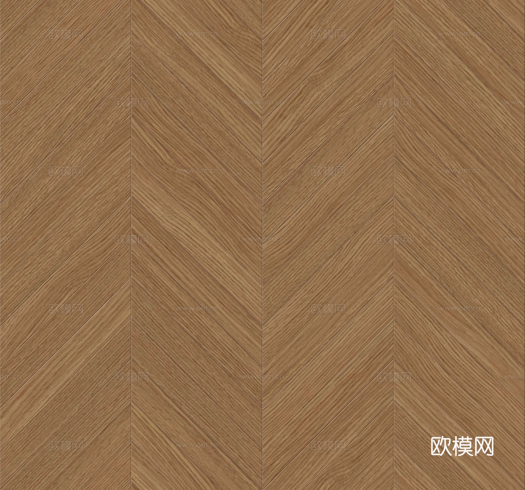 鱼骨纹齐缝原木色实木地板124