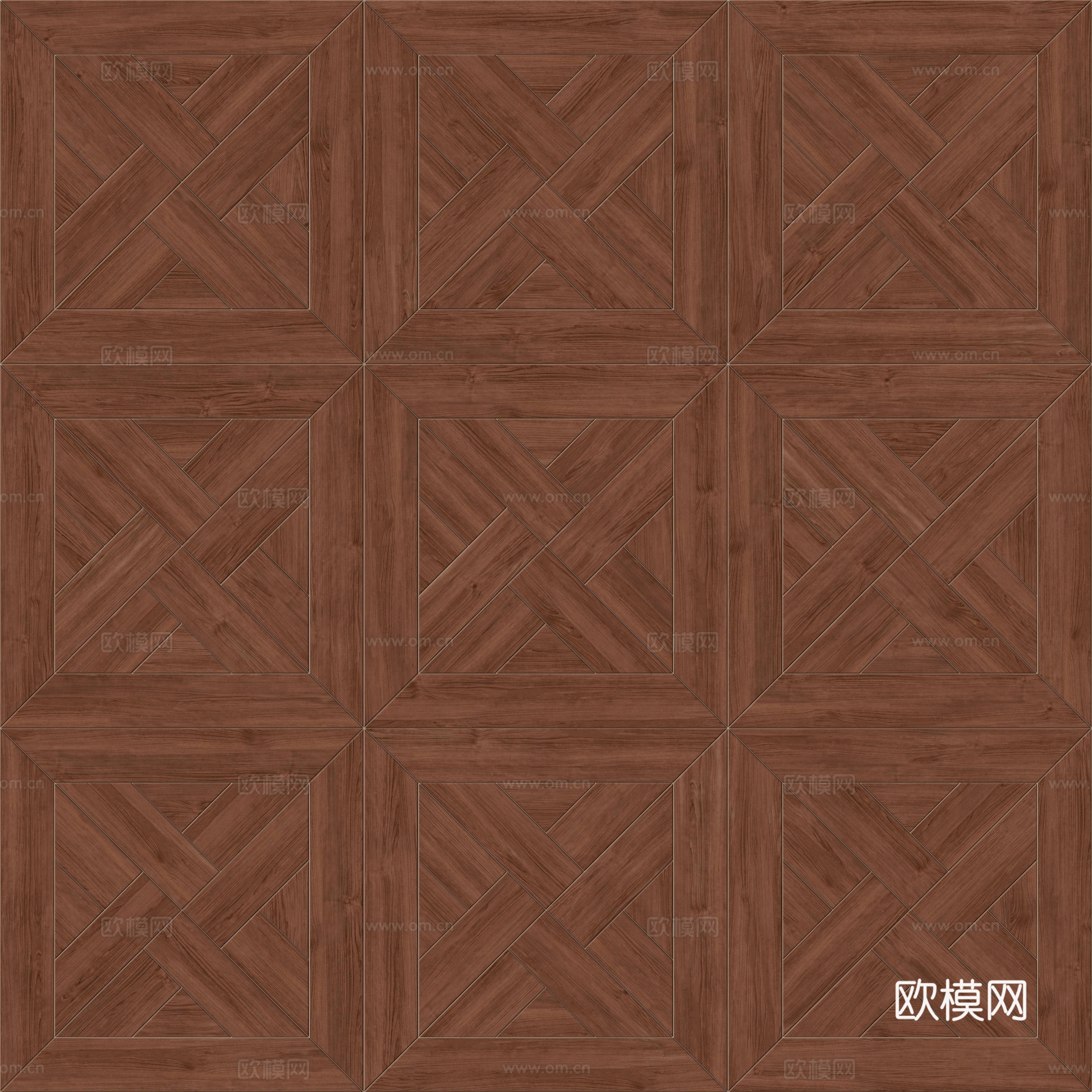 三角形风车拼花原木色实木地板68下载