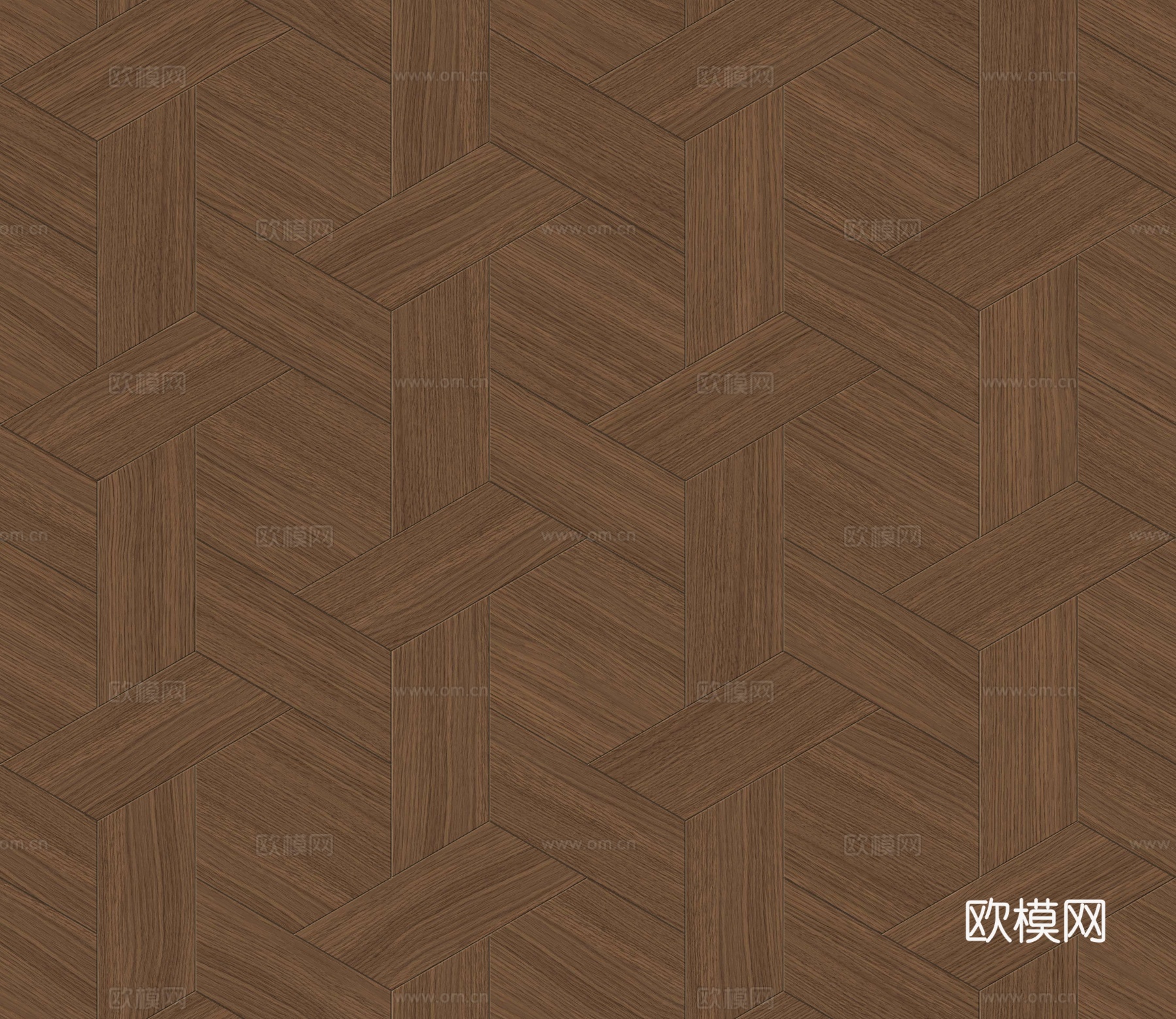 六边形拼花原木色实木地板36