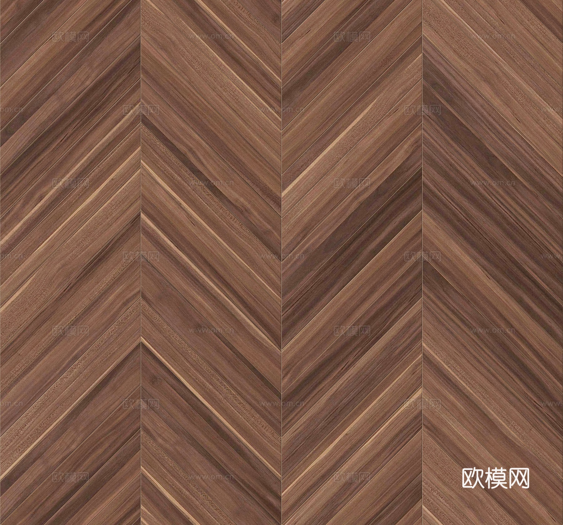 鱼骨纹齐缝原木色实木地板118