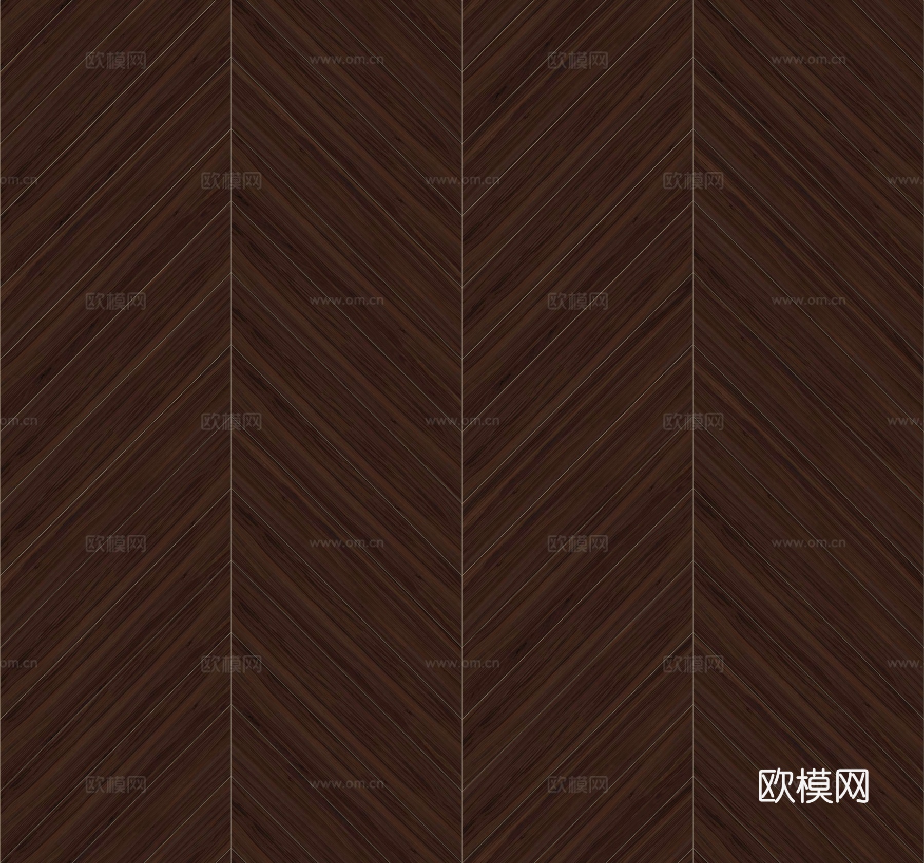 鱼骨纹齐缝原木色实木地板7