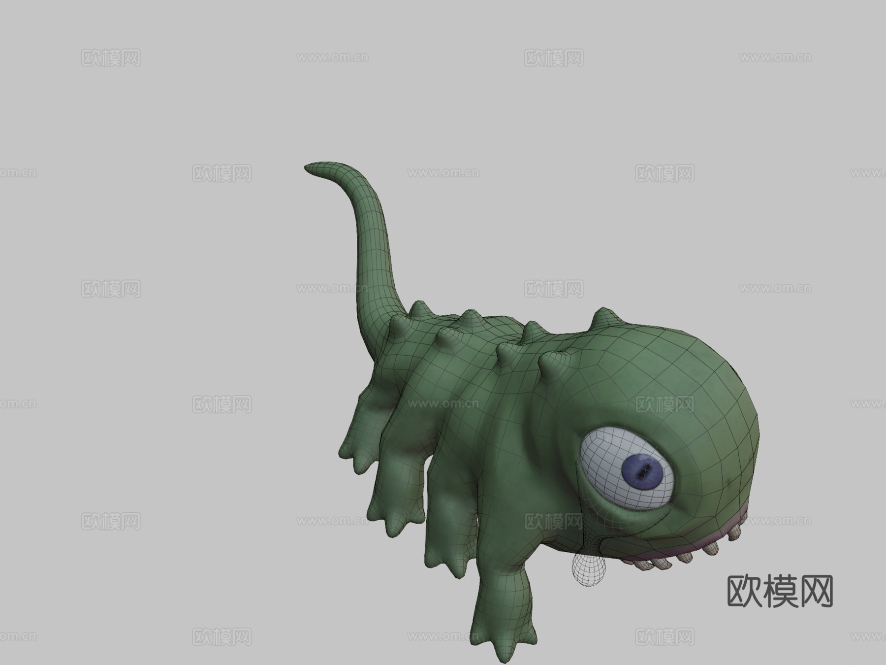 嫉妒3d模型下载（渲染图2）