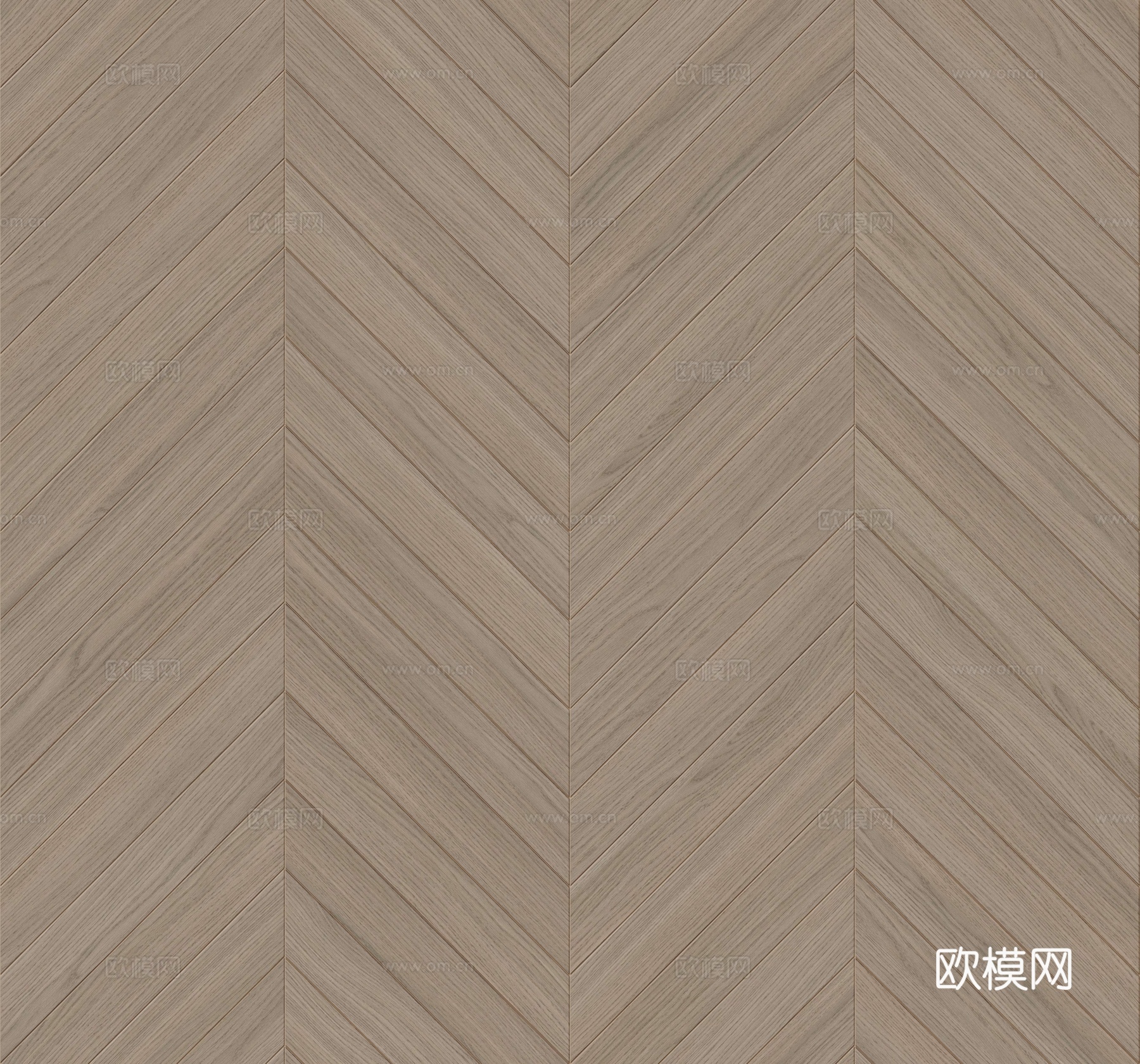 鱼骨纹齐缝原木色实木地板128