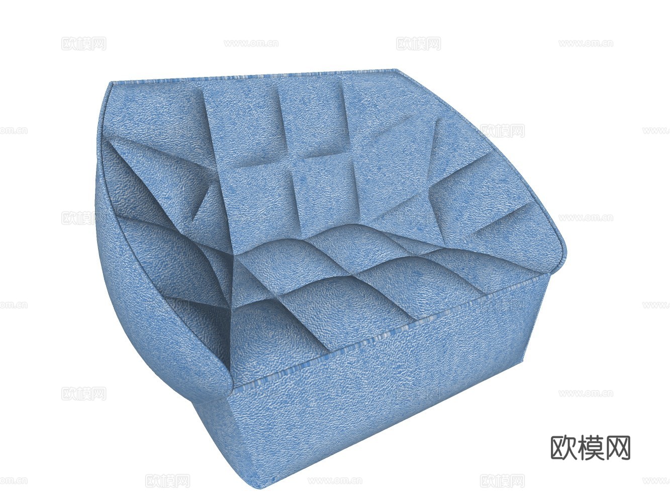 懒人沙发su模型