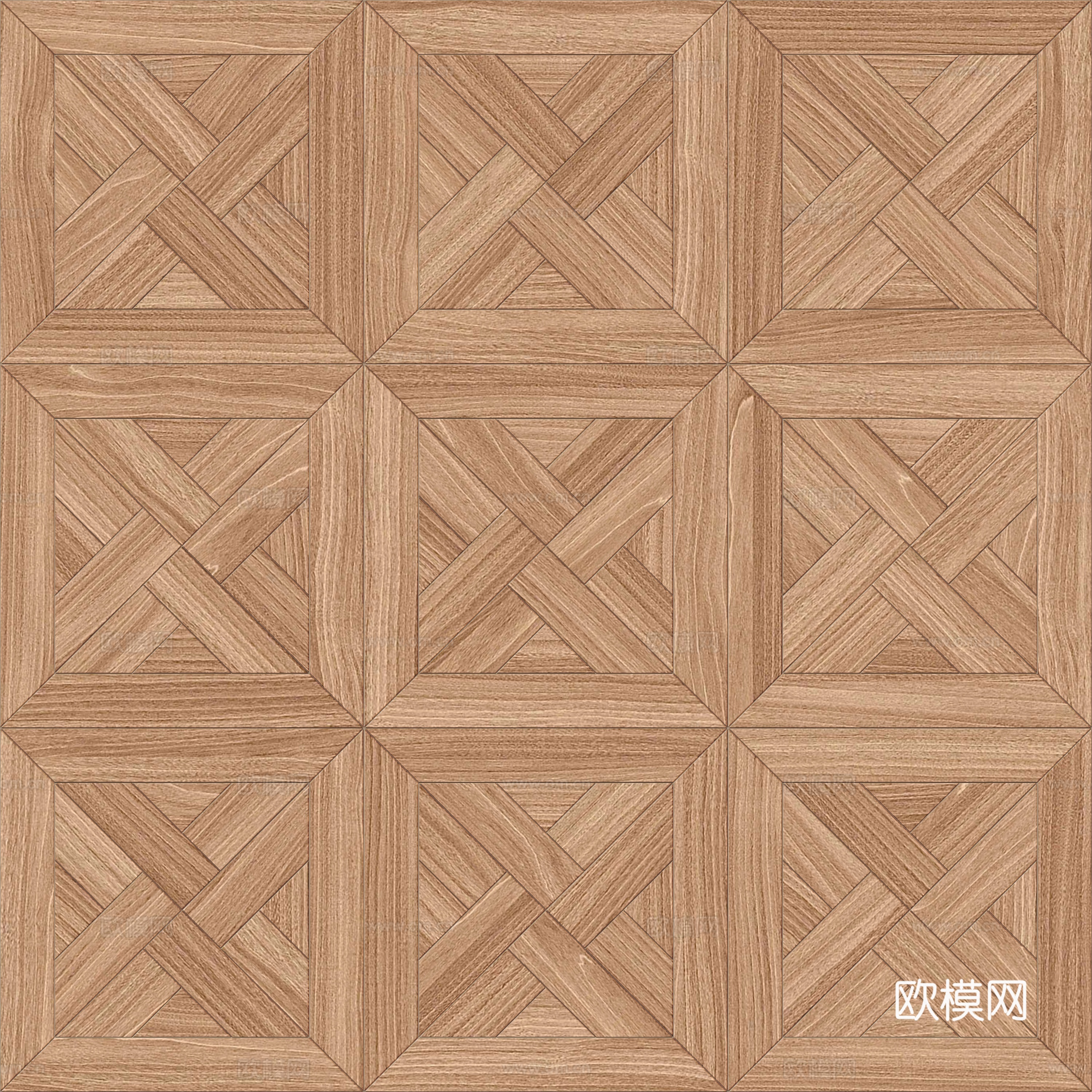 三角形风车拼花原木色实木地板46下载